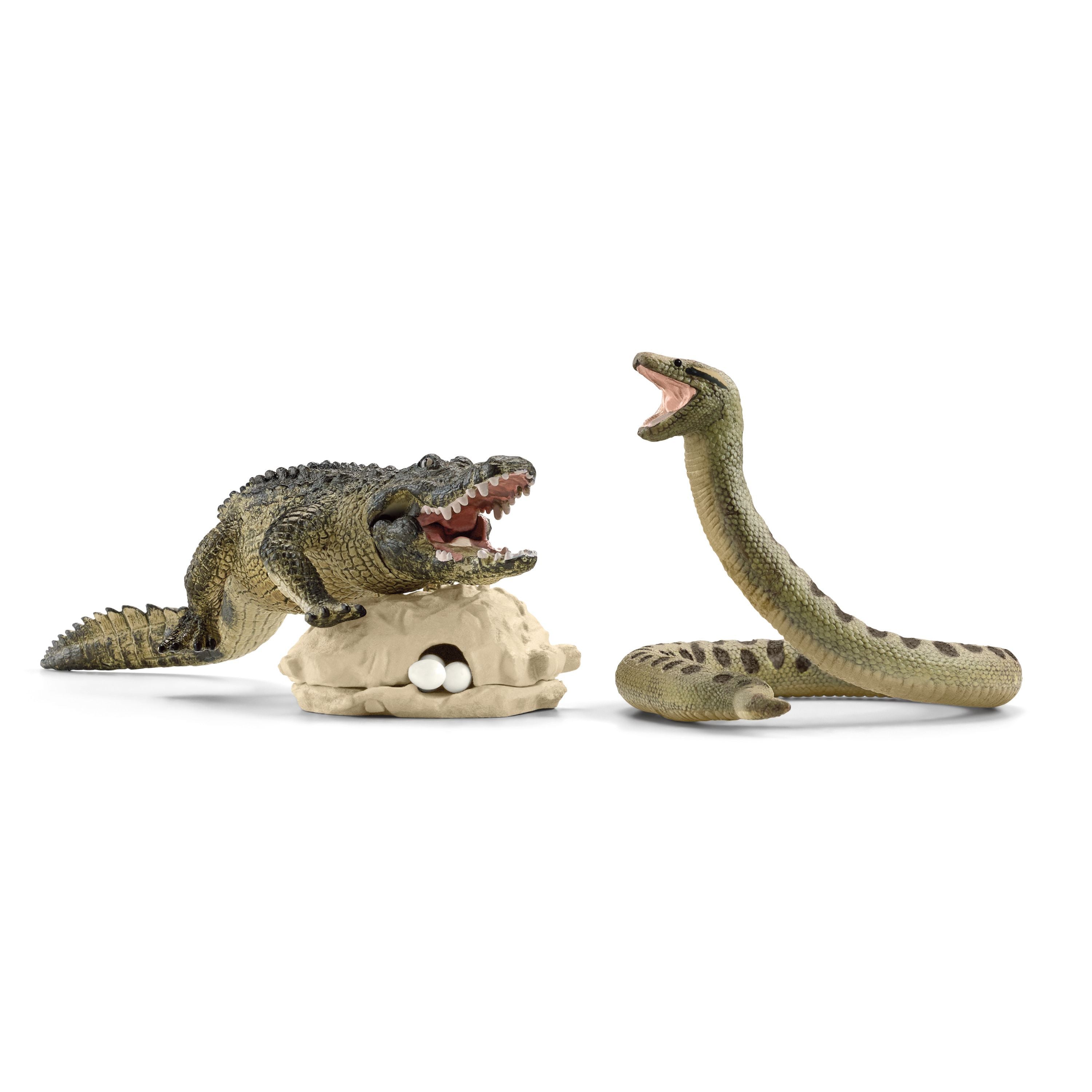 Schleich Wild Life National Geographic Kids - Swamp Danger Set