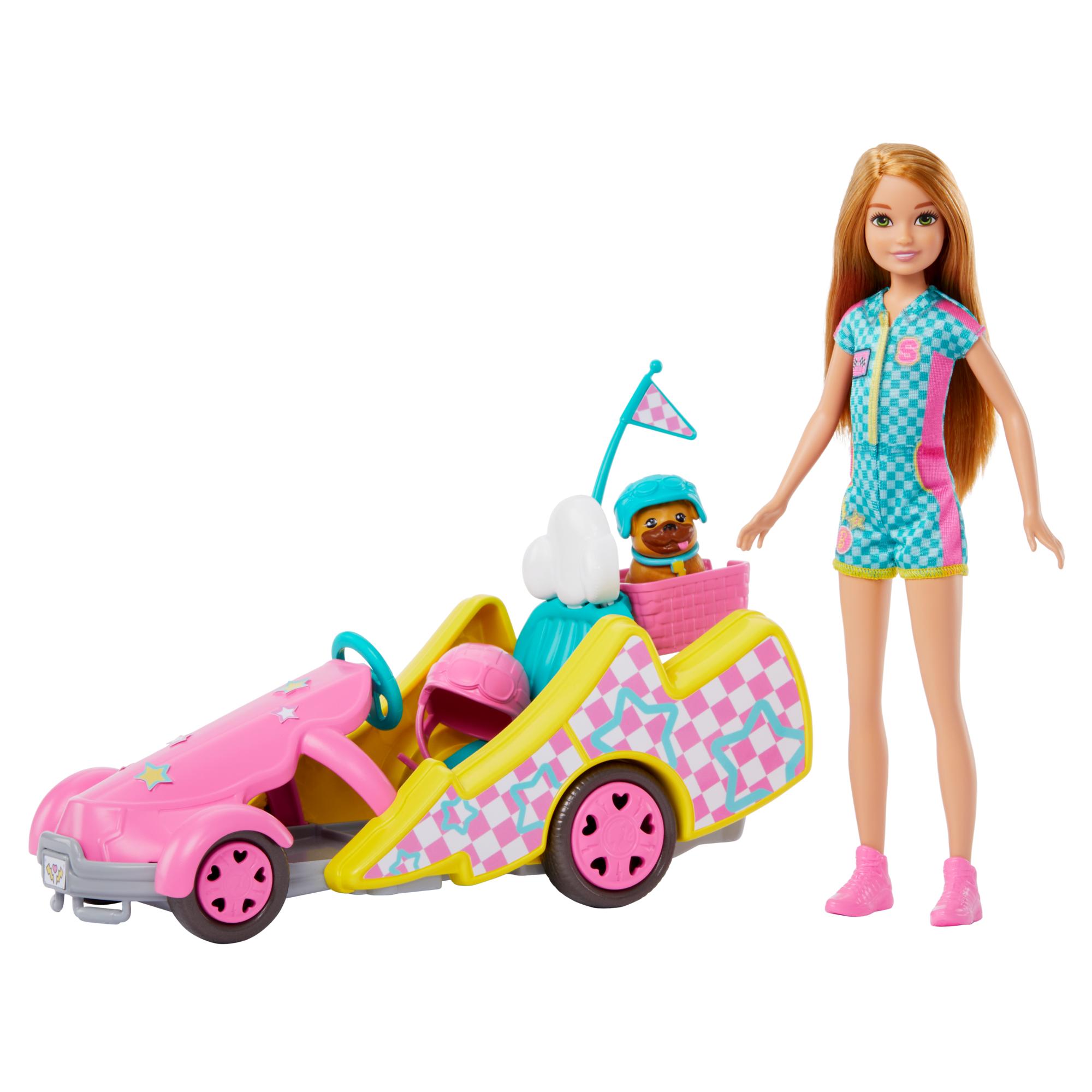 Hot Sale! Barbie and Stacie Rescue Themed Doll with Go - Kart Toy Set