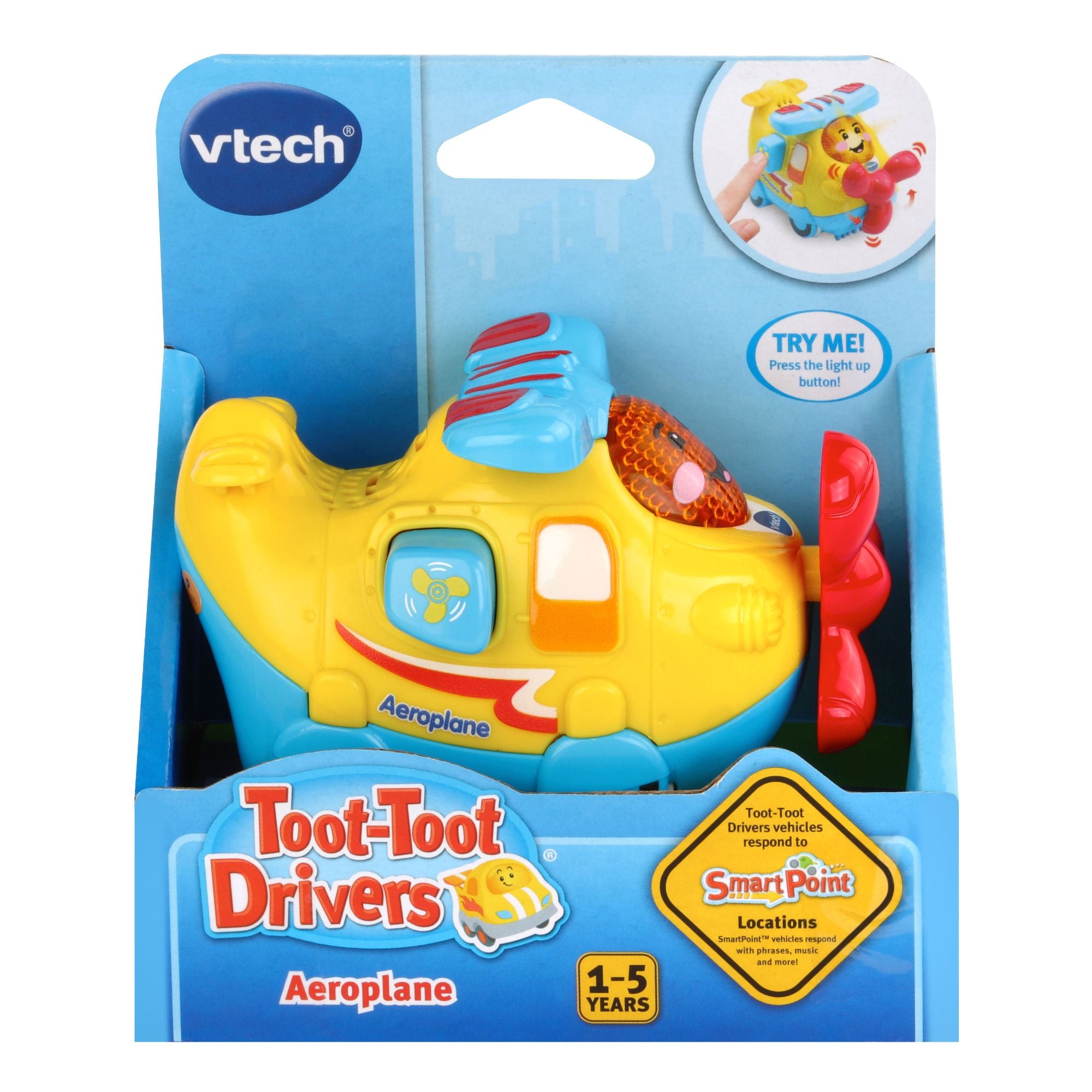VTech Toot-Toot Drivers Aeroplane - Ideal for Learning & Fun