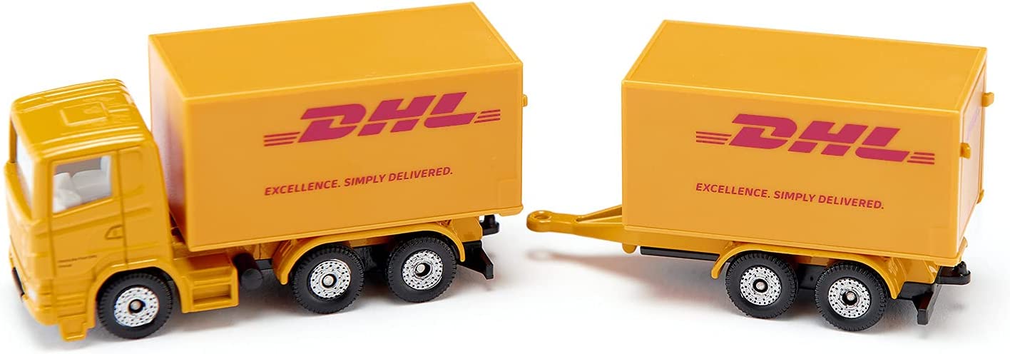 Siku 1694 Scania DHL Truck & Trailer - Ideal for Play