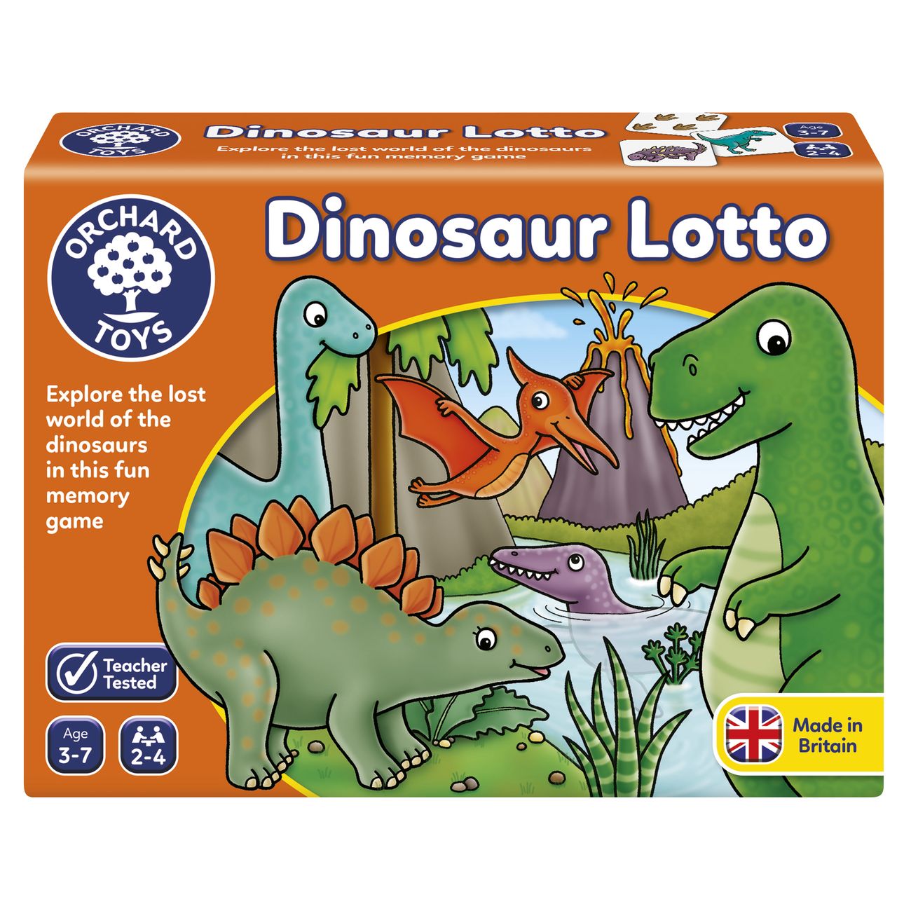 Hot! Orchard Toys Dinosaur Lotto Game