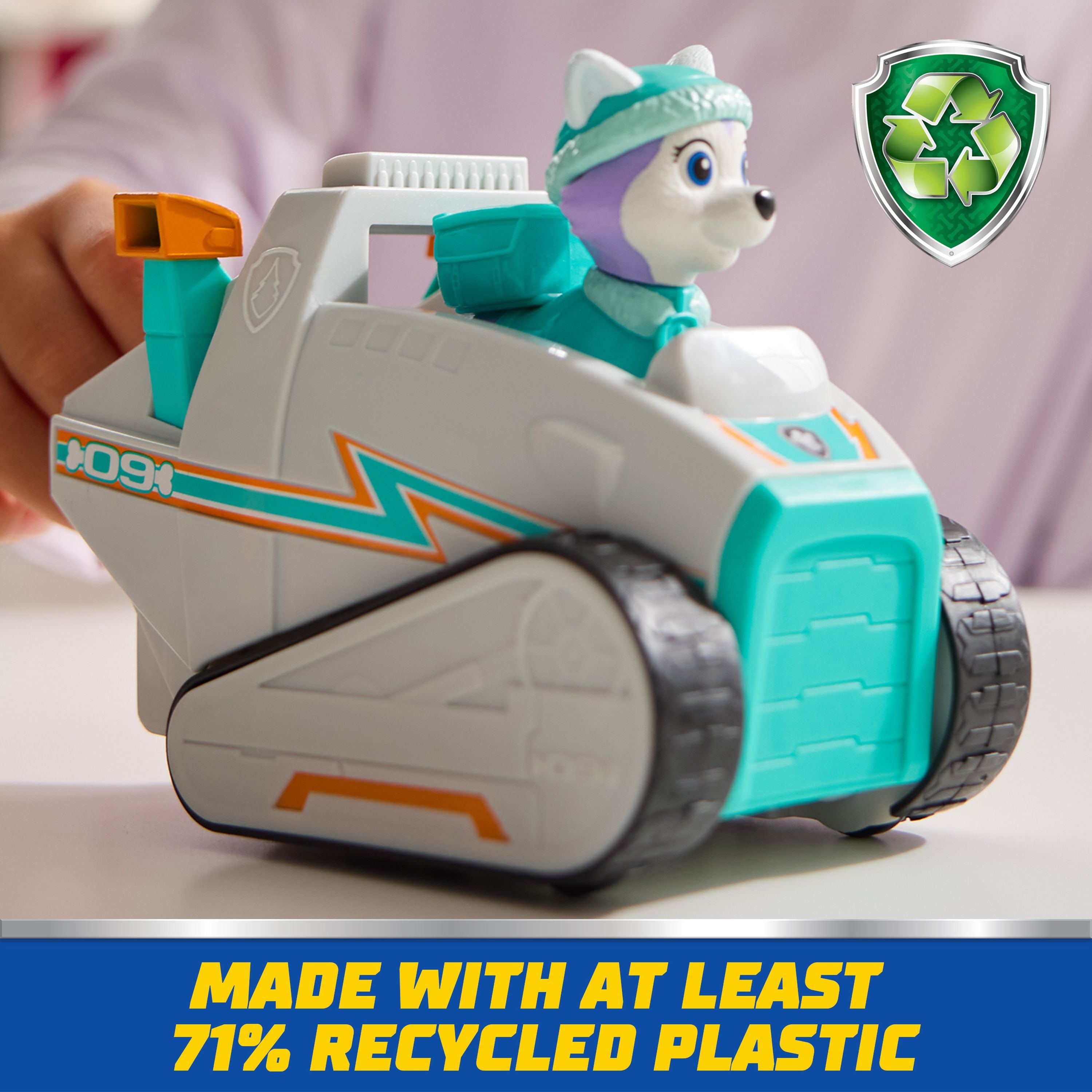 Hot Sale! PAW Patrol Preschool Rescue Toy - Everest's Basic Snow Plow Vehicle