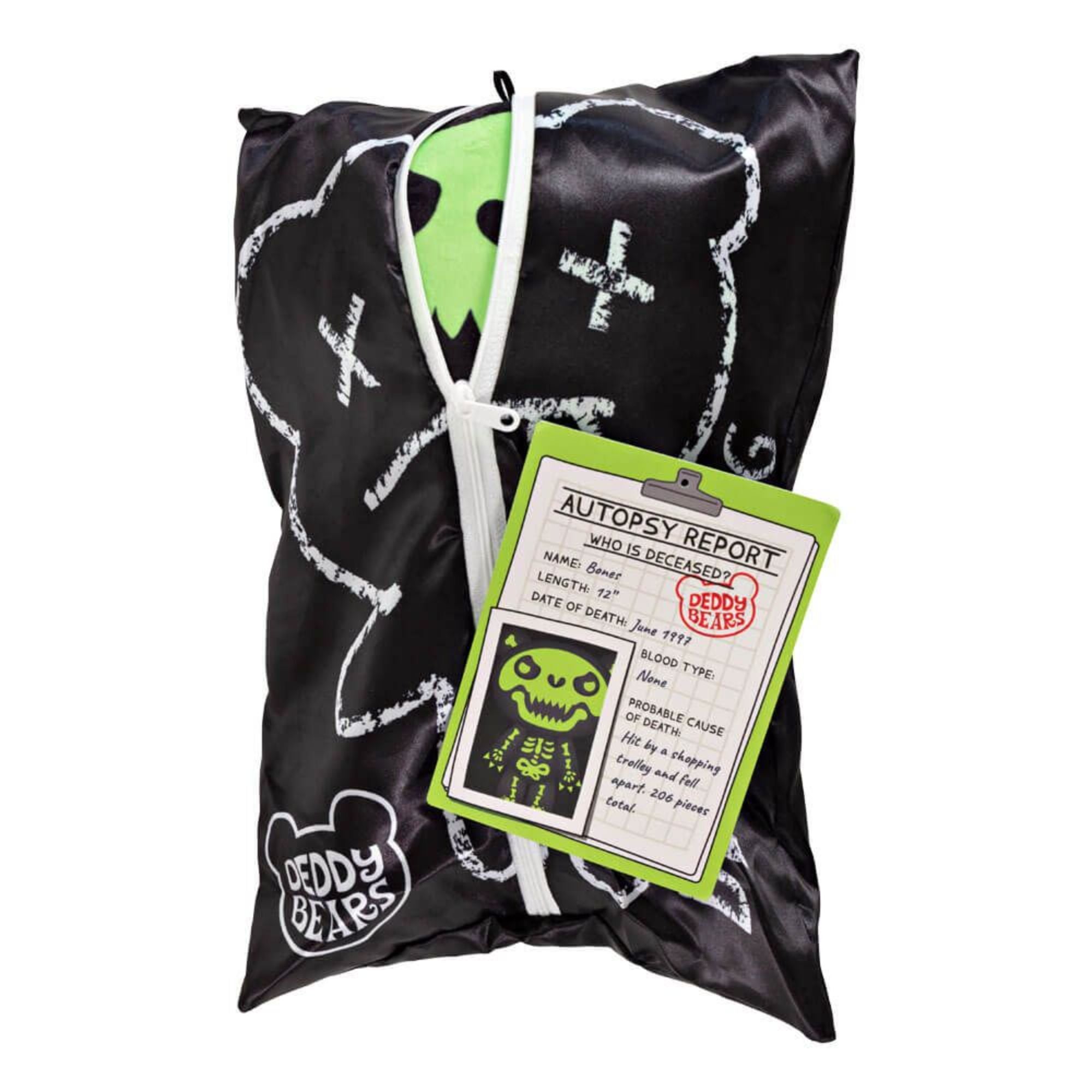 Spooky Sale: Bones Deddy Bear Body Bag Set