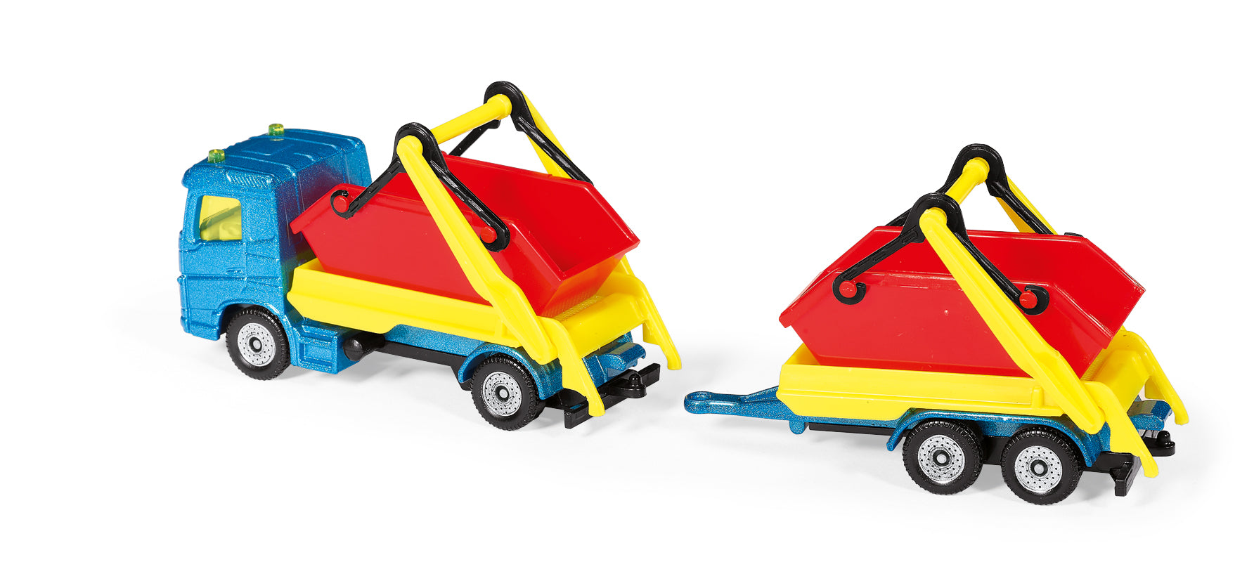 Hot Deal! Siku Die - Cast Rubbish Skip Truck & Trailer Model for Kids Aged 3+