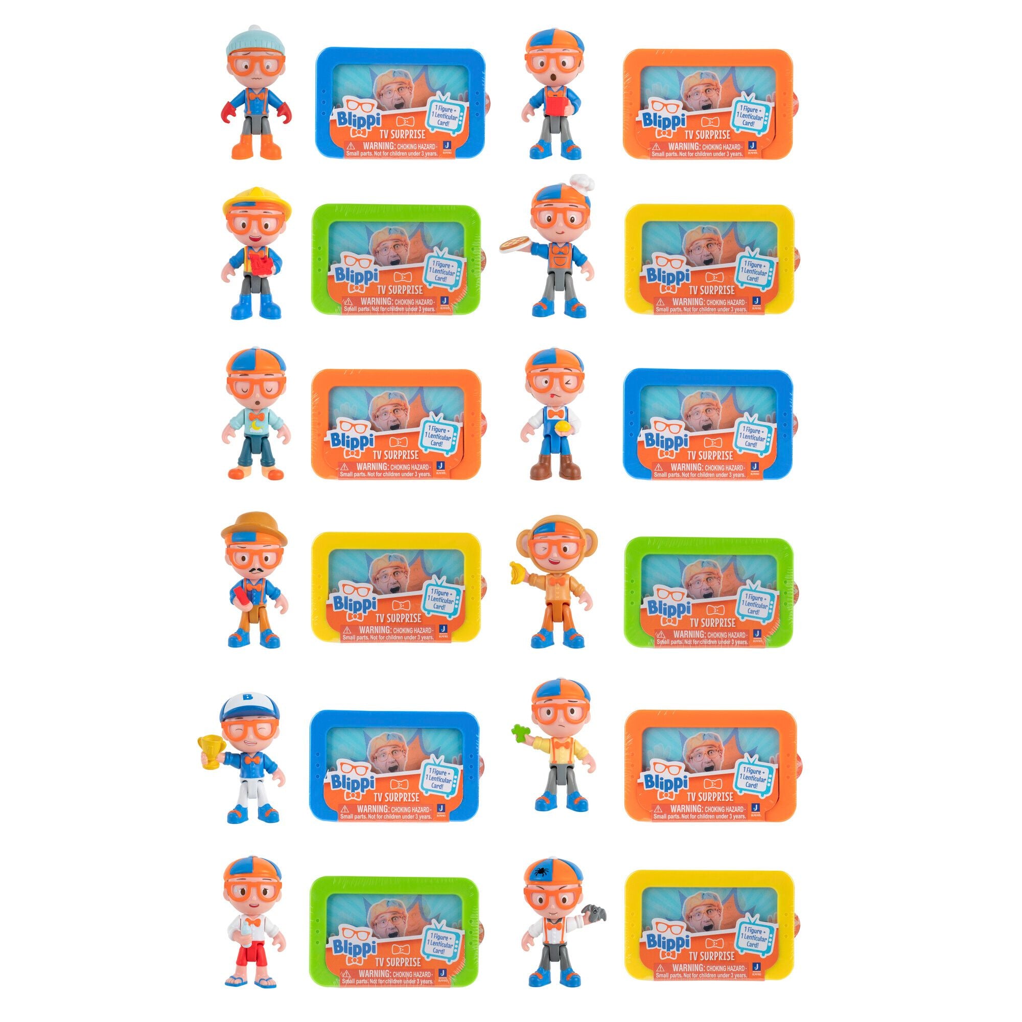 Hot! Assorted Styles Blippi TV Surprise Figures