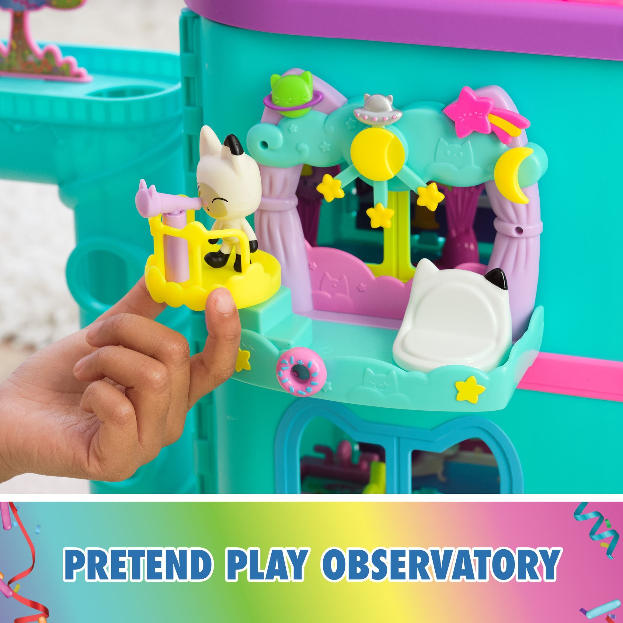 Gabby's Dollhouse Pandy Paws Dreamy Balcony Set for Endless Pretend Play