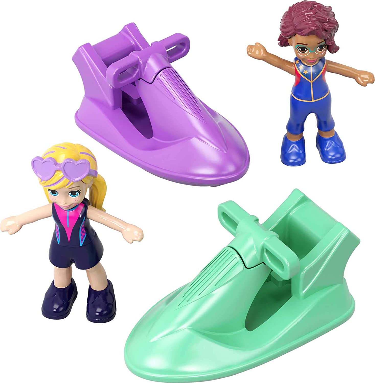 Hot Deal! Polly Pocket Sandcastle-Shaped Big Pocket World Surf 'N' Sandventure Compact Set
