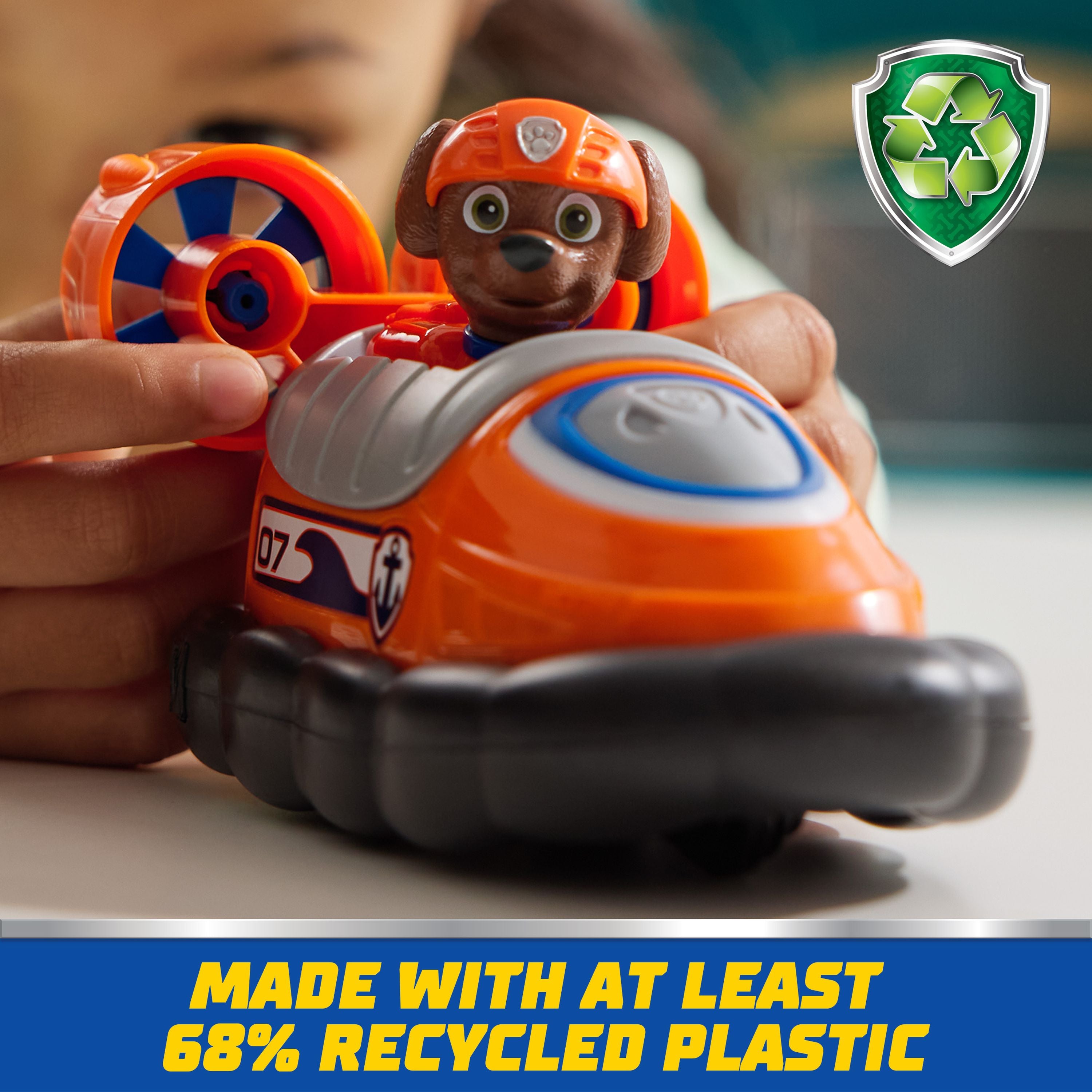 PAW Patrol Eco-Friendly Basic Rescue Hovercraft Vehicle of Zuma
