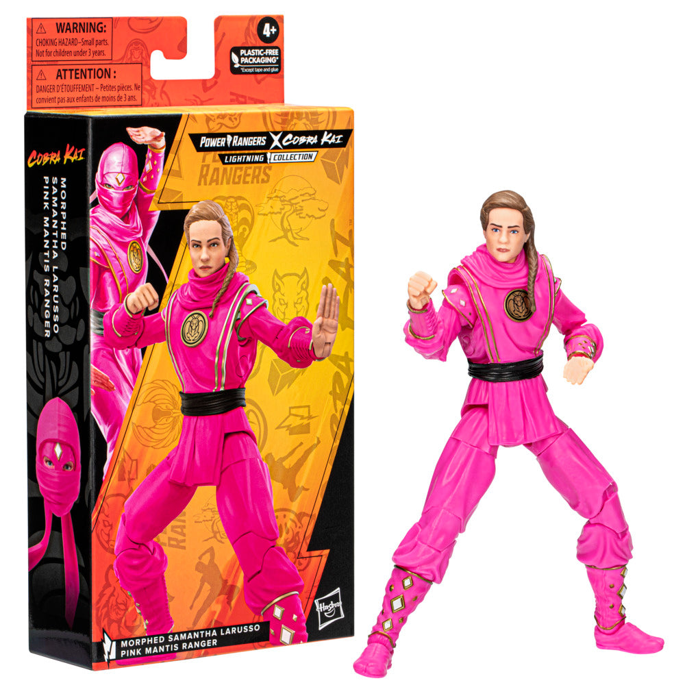 Power Rangers Lightning Collection - Cobra Kai's Samantha Larusso as Mighty Morphin Pink Mantis Ranger