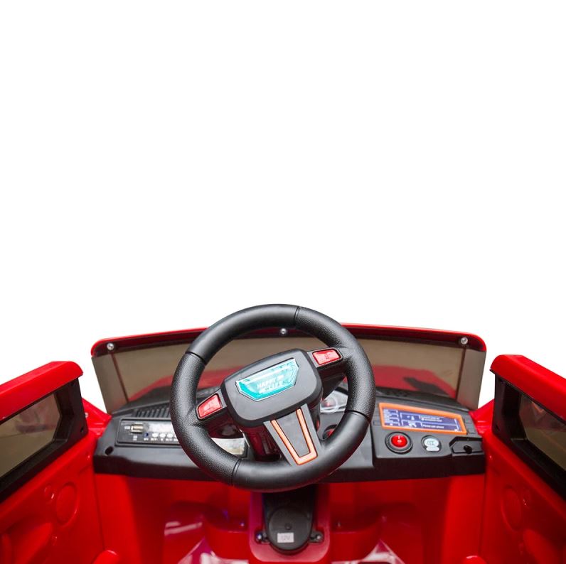 Hot Deal! Go Skitz 6-Volt Electric Coupe Ride-On Toy for Kids in White, Red & Black