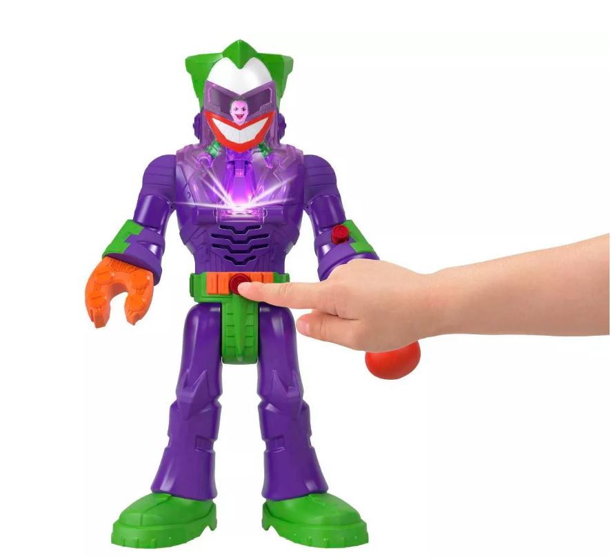 Hot! Fisher-Price Imaginex DC Super Friends The Joker Insider Action Figure Set