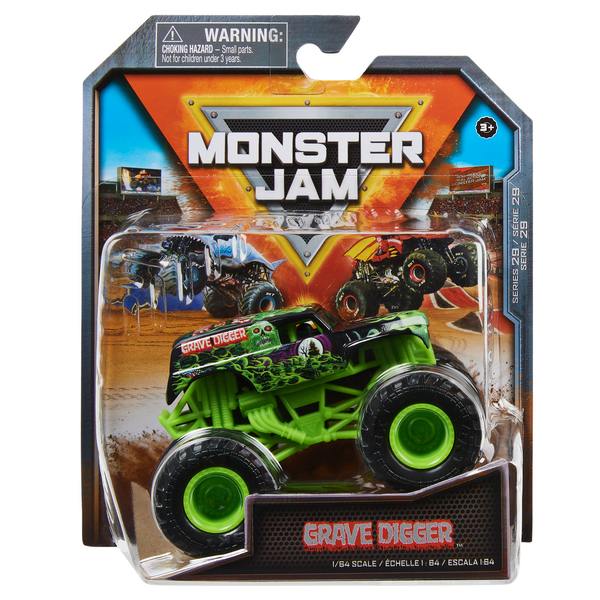 Hot Deal! 1:64 Scale Monster Jam Die - Cast Toy Truck - Grave Digger Model