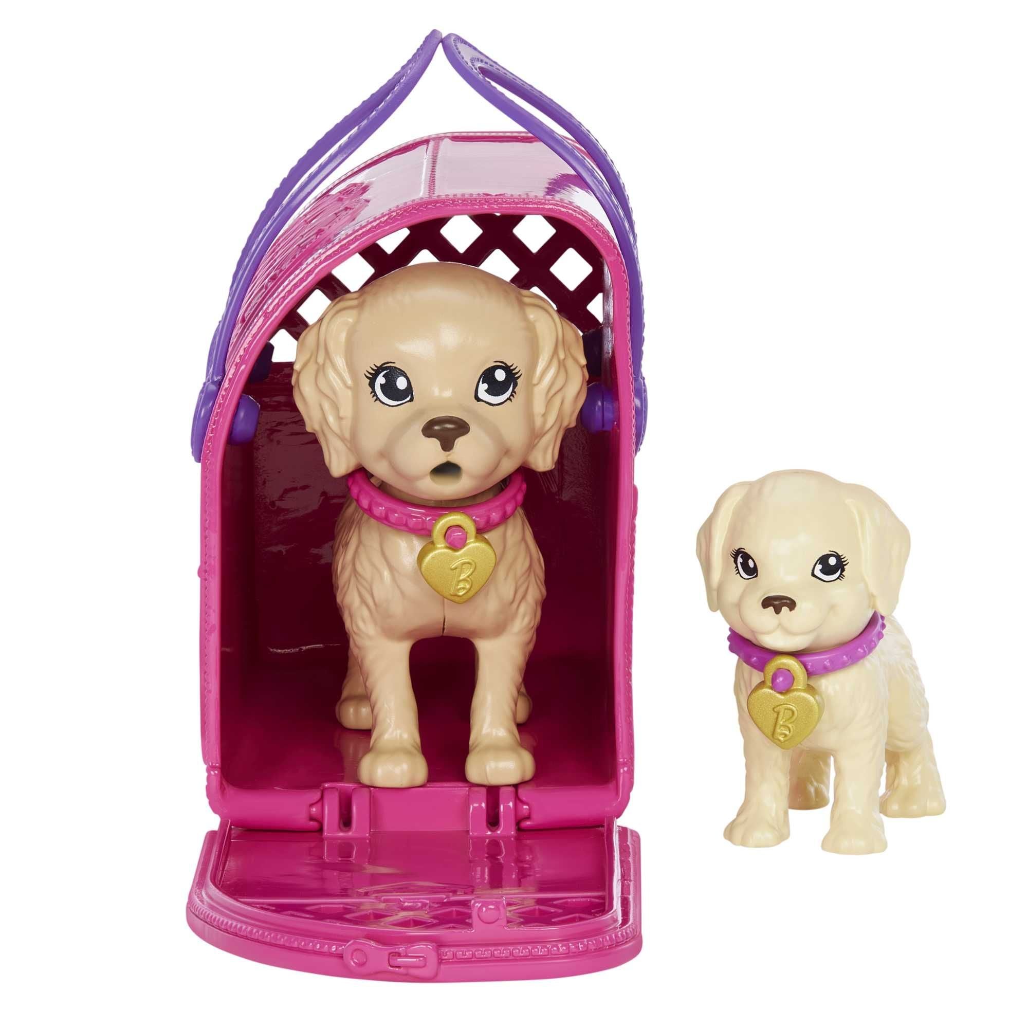 Hot! Barbie Pup Adoption Set with Doll & Accessories
