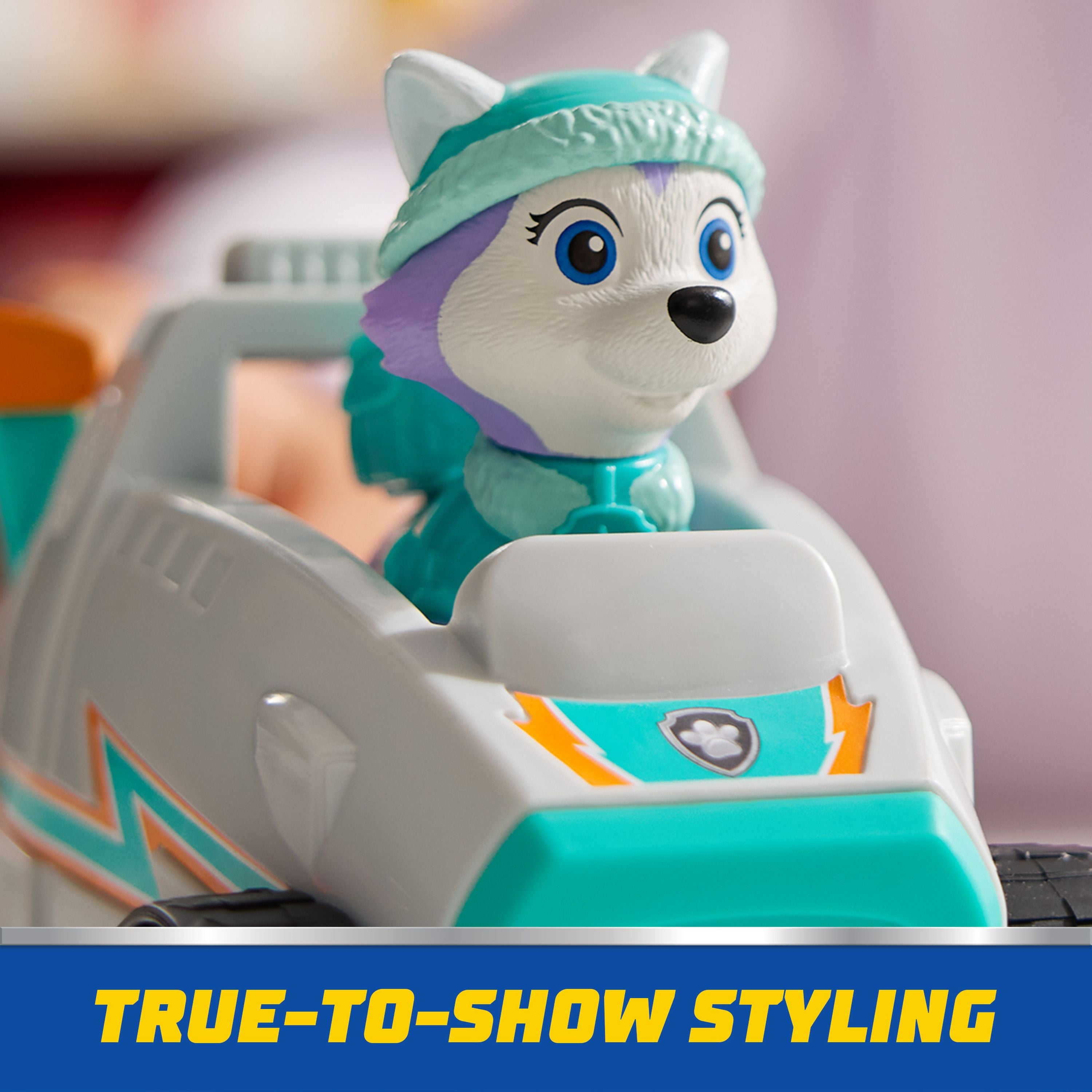 Hot Sale! PAW Patrol Preschool Rescue Toy - Everest's Basic Snow Plow Vehicle