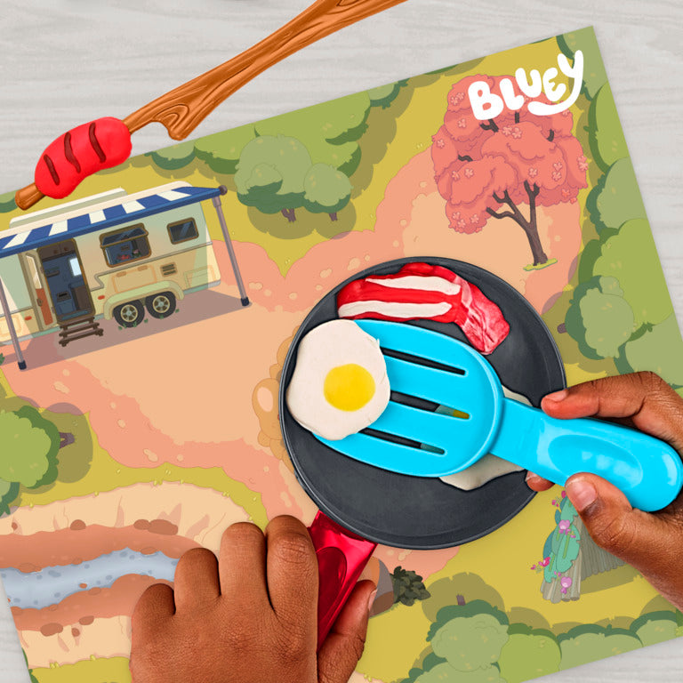 Hot Deal! Play-Doh Bluey Camping Playset