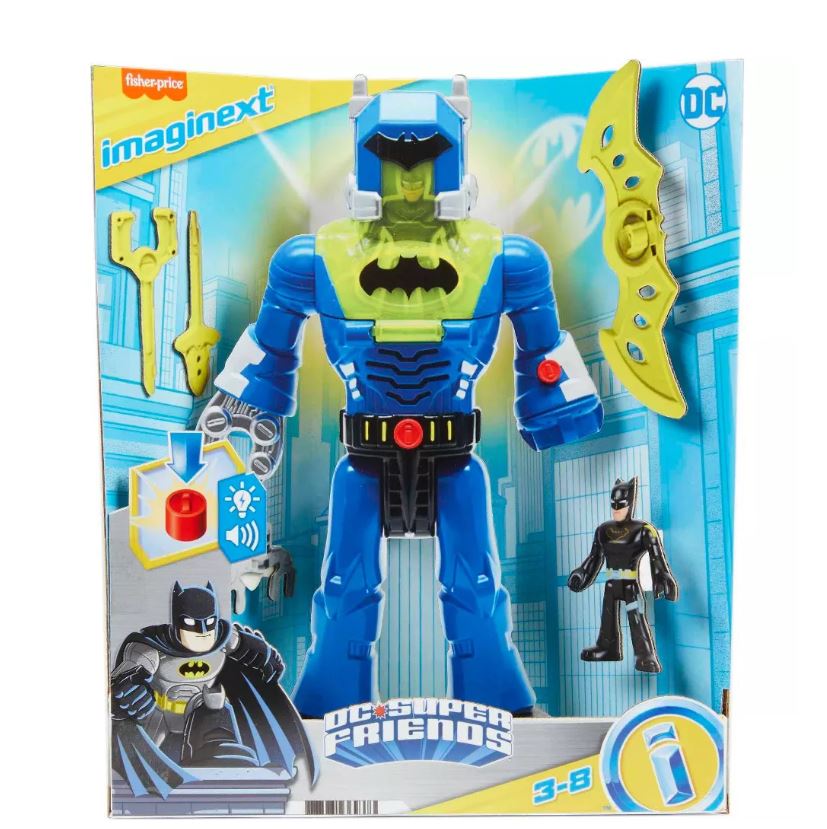Fisher-Price Imaginex DC Super Friends Batman Insider Action Figure Set - Hot Deal