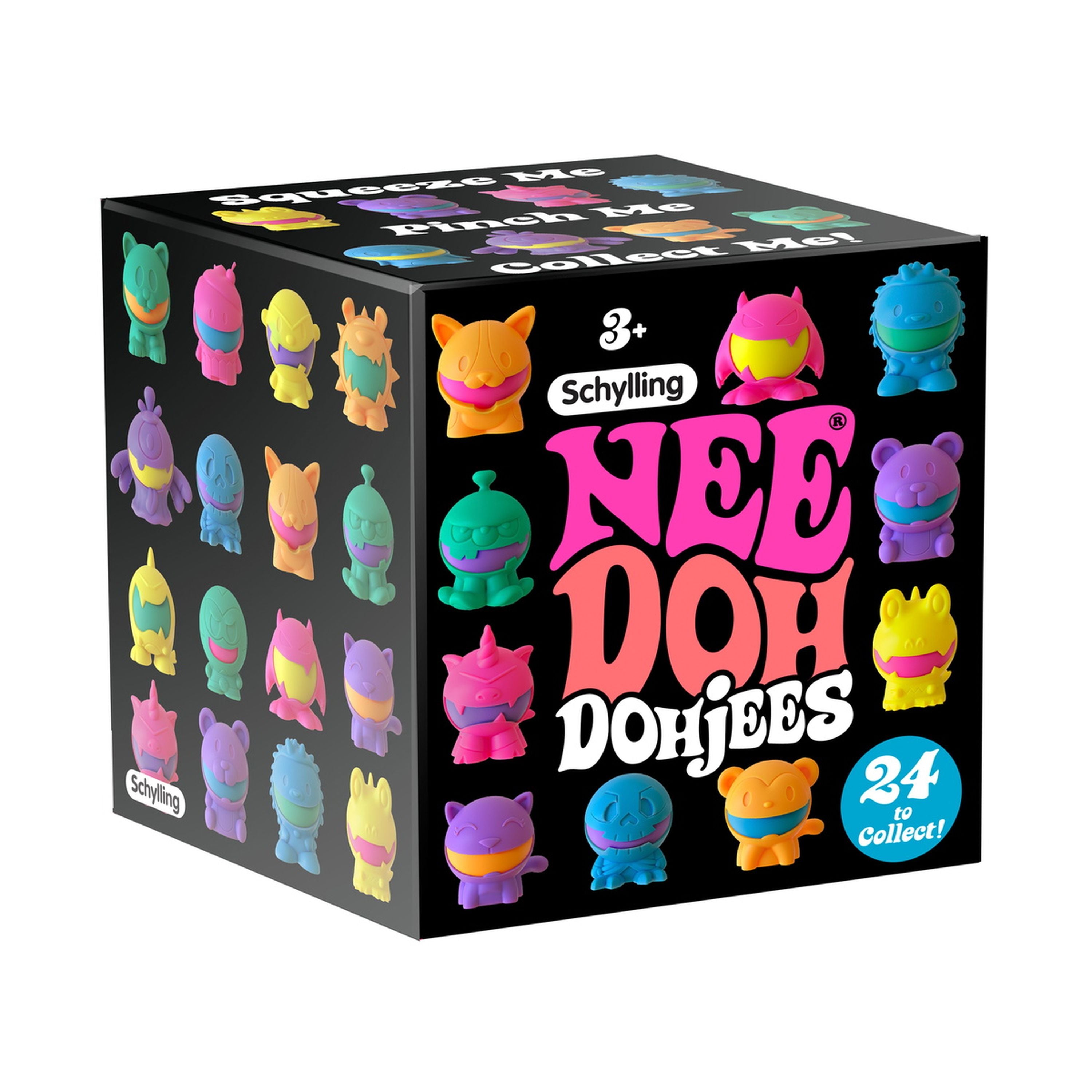 Schylling NeeDoh Dohjees 3-Pack: Collectible Squishy Fun