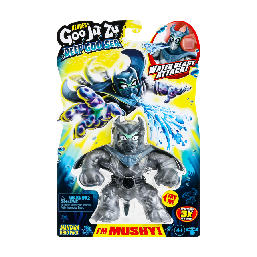 Hot Deal! Heroes Of Goo Jit Zu Deep Goo Sea S9 W2 Hero Pack - Mantara Action Figure