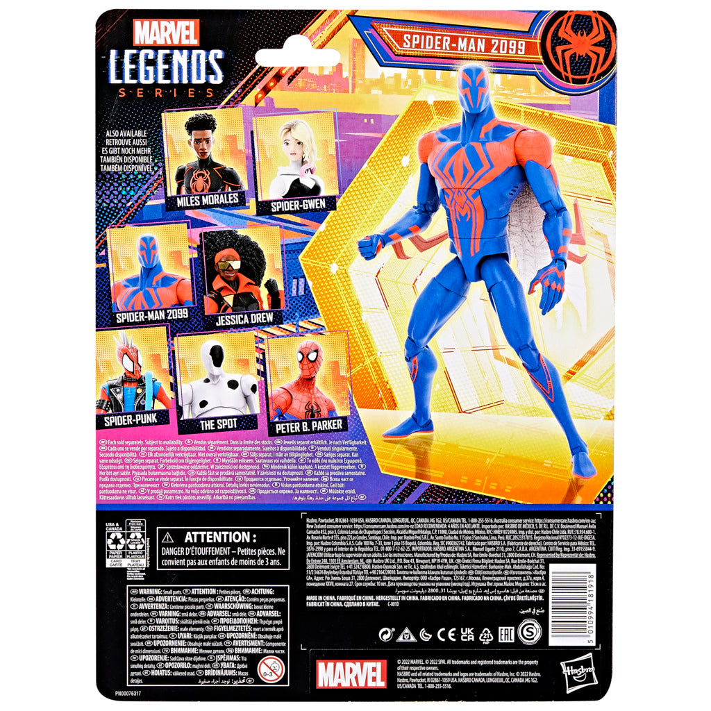 Hot! Marvel Legends Spider - Verse Spider - Man 2099 Figure