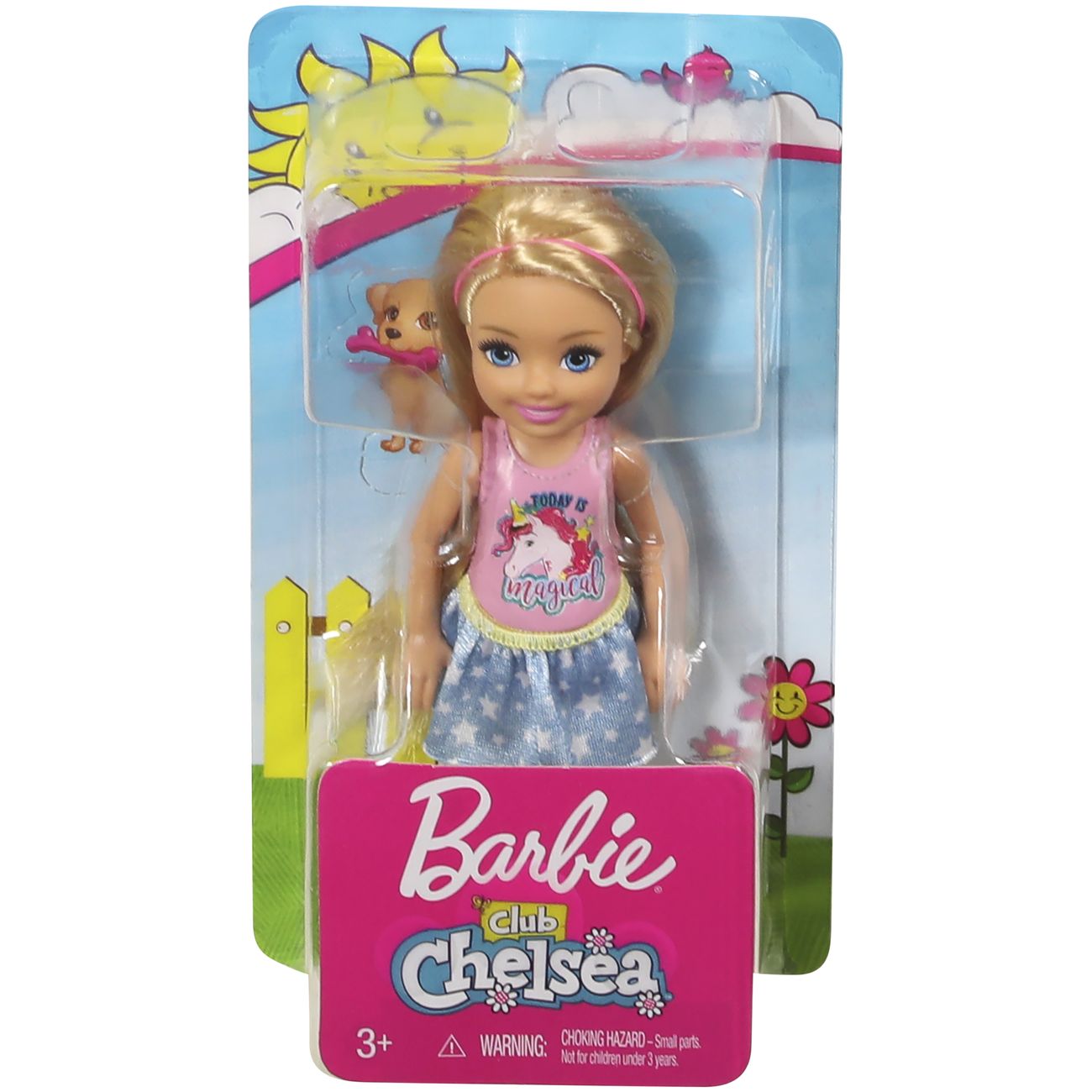 Hot! Barbie Club Chelsea Unicorn Doll