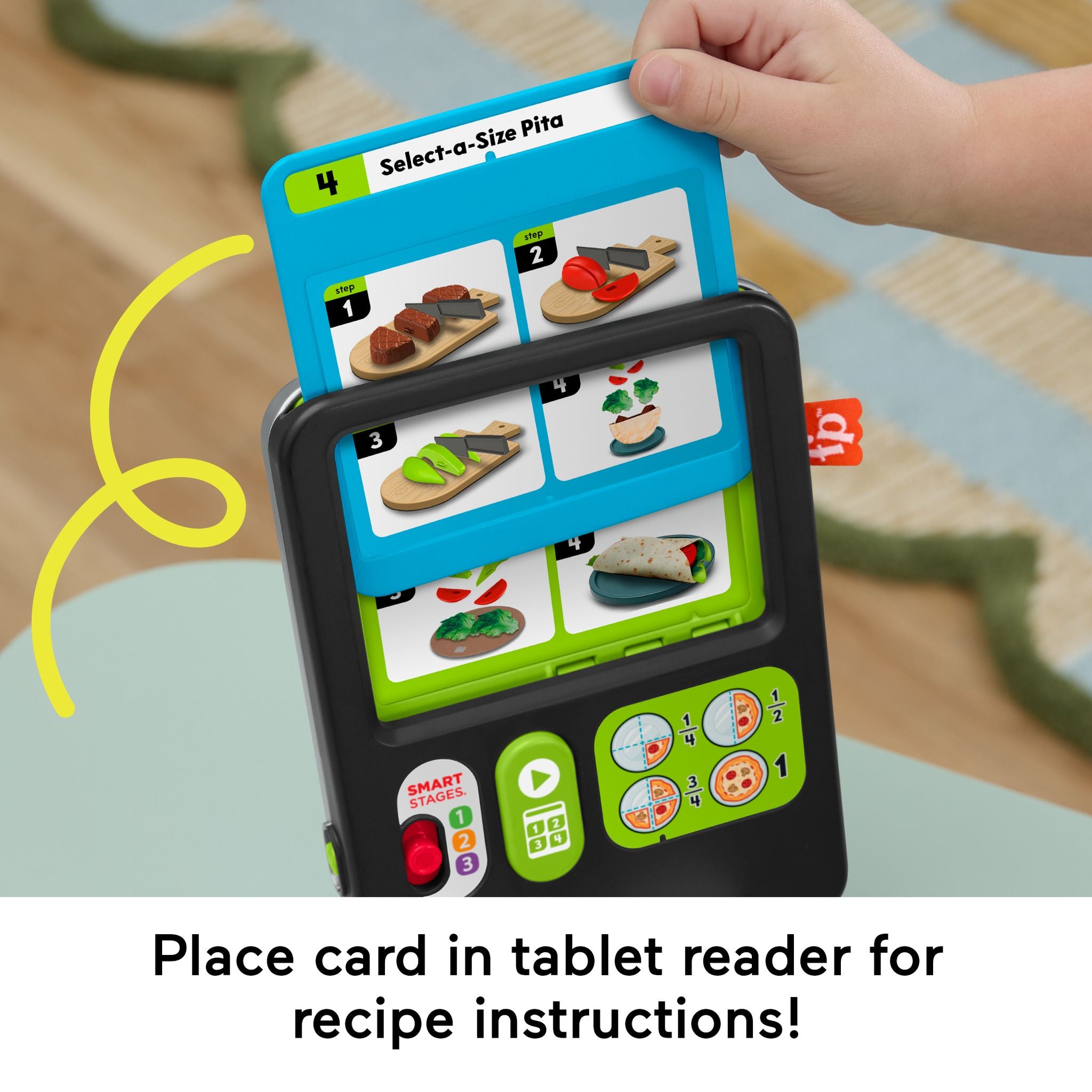 Hot Deal! Fisher-Price Interactive Laugh & Learn 1-2-3 Cooking Meal Kit for Young Chefs