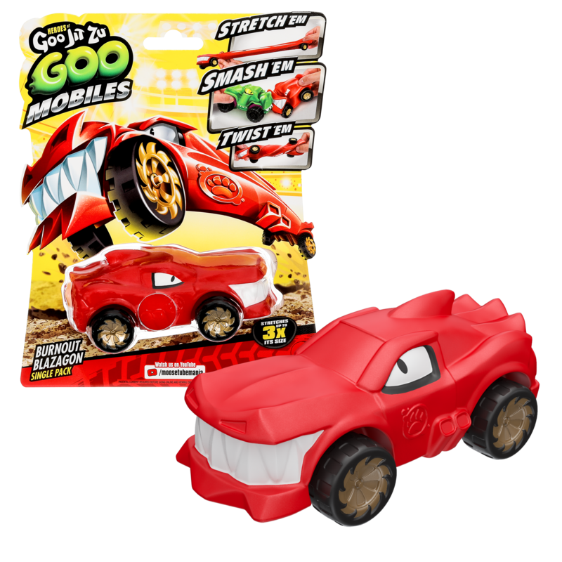 Hot Deal! Heroes Of Goo Jit Zu Goo Mobiles - Burnout Blazagon Toy Vehicles