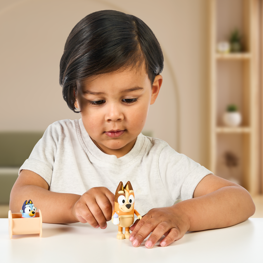 Hot! Bluey Season 10 2-Pack Figure - Baby Bluey & Chilli