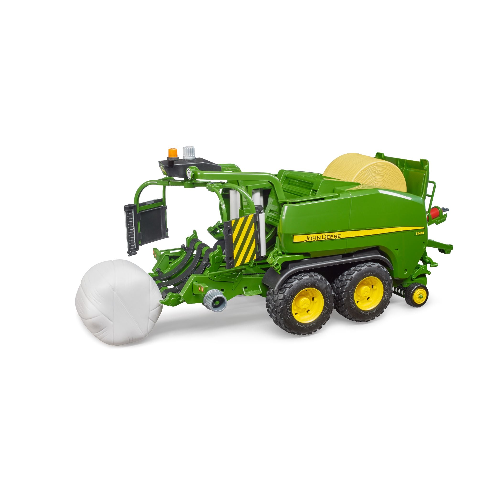 BRUDER's High - Performance John Deere C441R Wrapping Chamber Baler