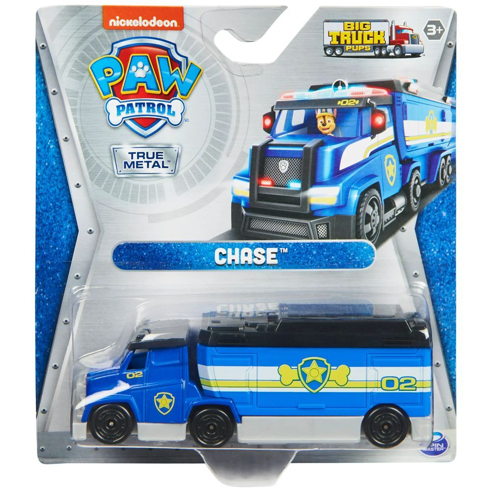 PAW Patrol 1:55 Scale True Metal Chase Toy Vehicle for Exciting Adventures
