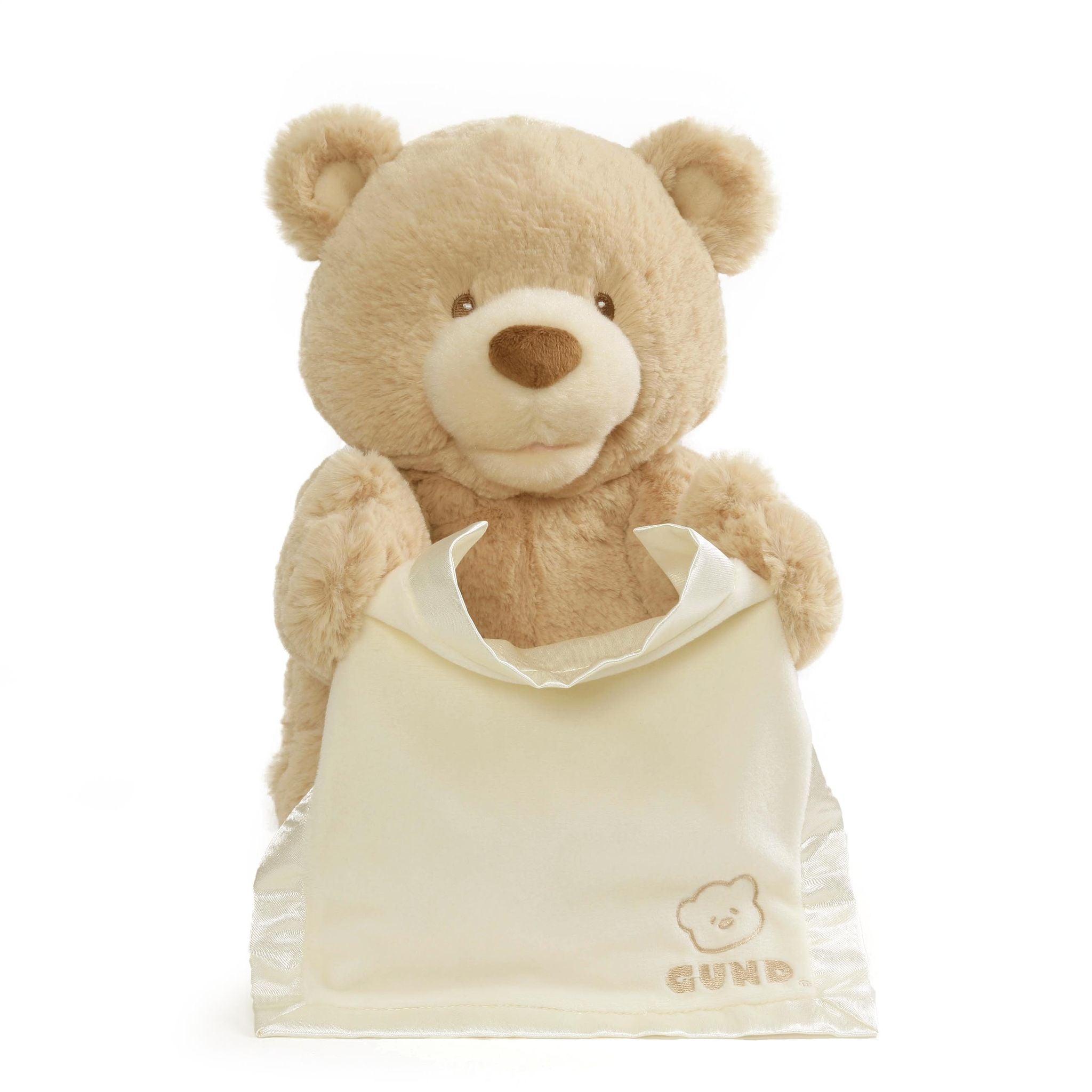 Hot Sale! GUND Animated Plush Toy - Interactive Peekaboo Bear for Babies