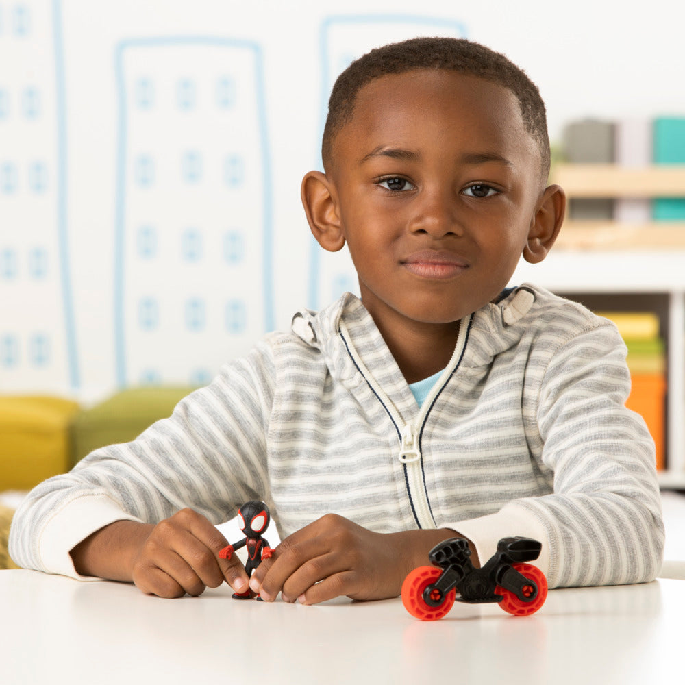 Marvel's Spidey and His Amazing Friends - Miles & Cool Motorcycle Toy Set