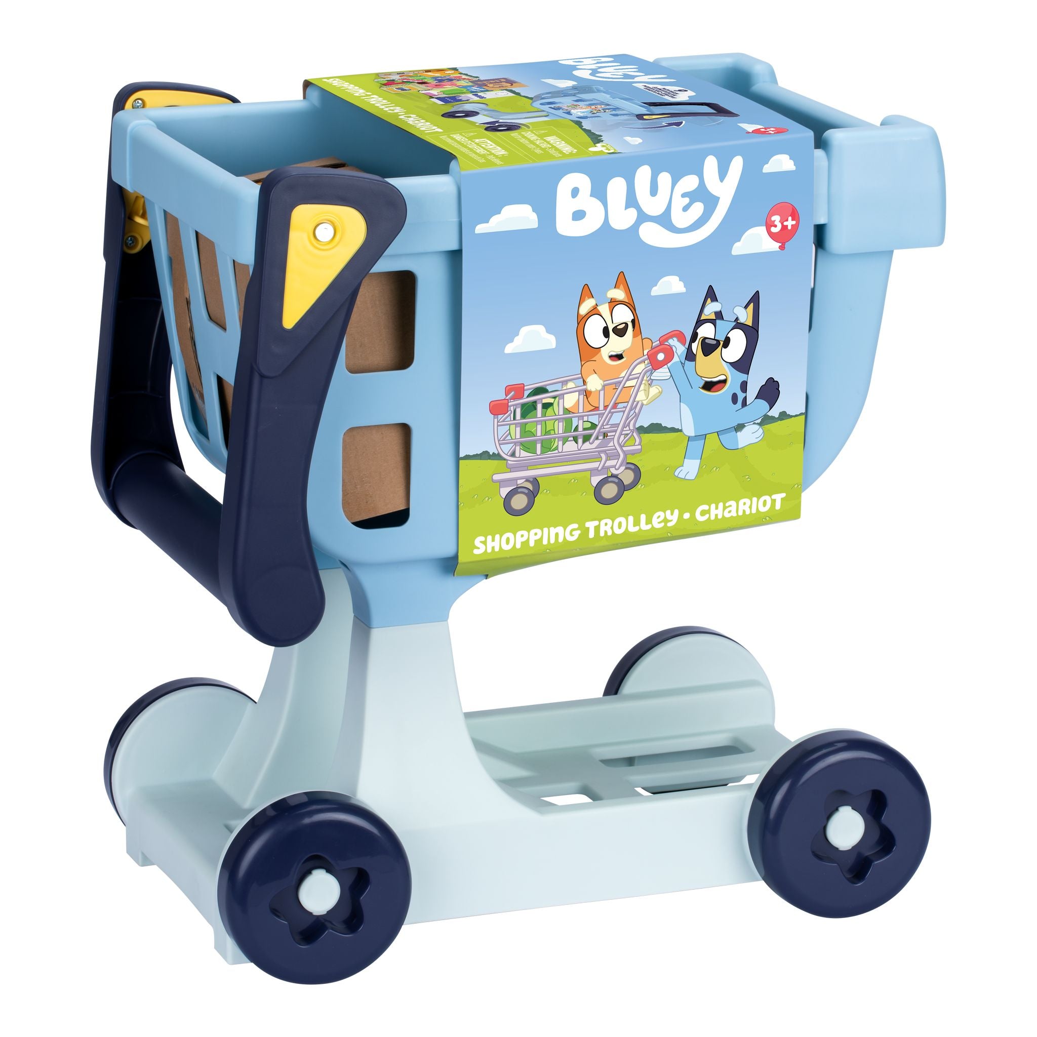 Hot! Bluey Series Role - Play Shopping Trolley