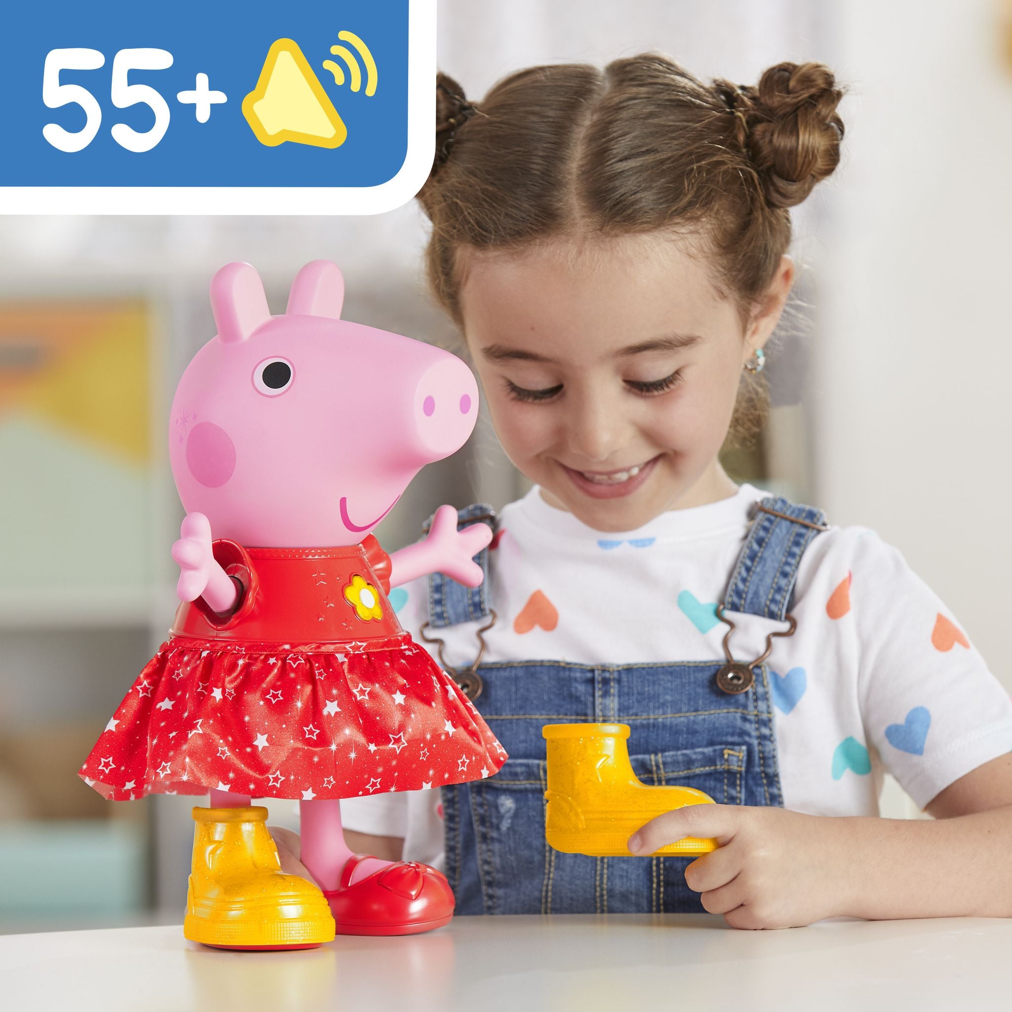 Hot Deal! Interactive 12 - inch Peppa Pig Doll for Peppa Fans - Peppa's Muddy Puddles Party