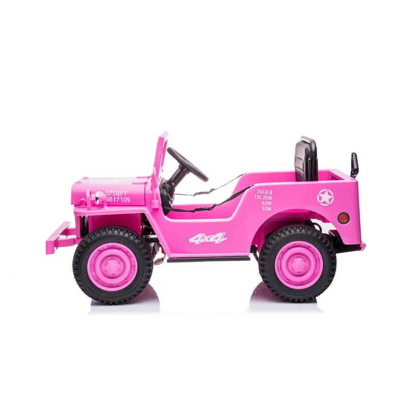 Hot Sale! Go Skitz Major 12 Volt Pink Electric Ride - On Car for Little Riders