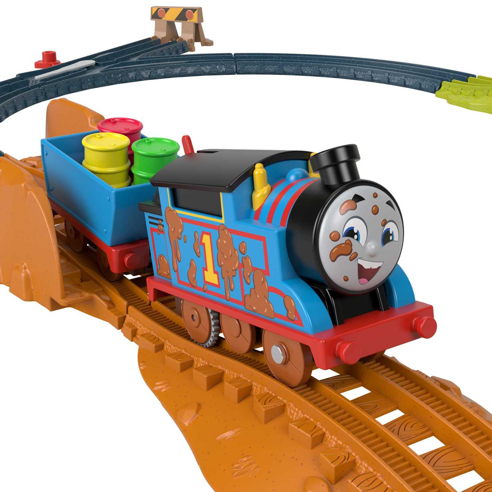 Fisher-Price Thomas & Friends Motorized Track Set: Muddy Adventures - Fun for Preschoolers