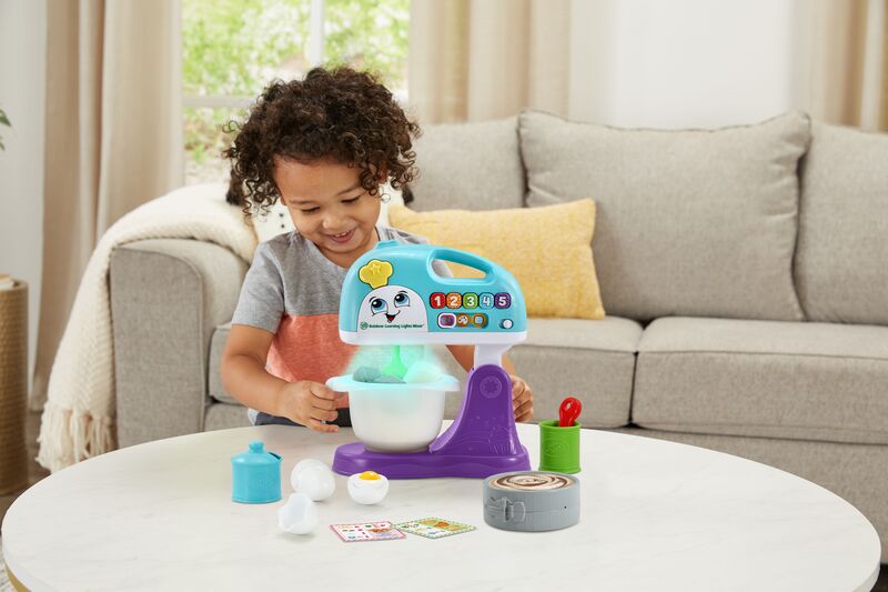 LeapFrog Rainbow Learning Lights Stand Mixer - Ideal for Little Bakers