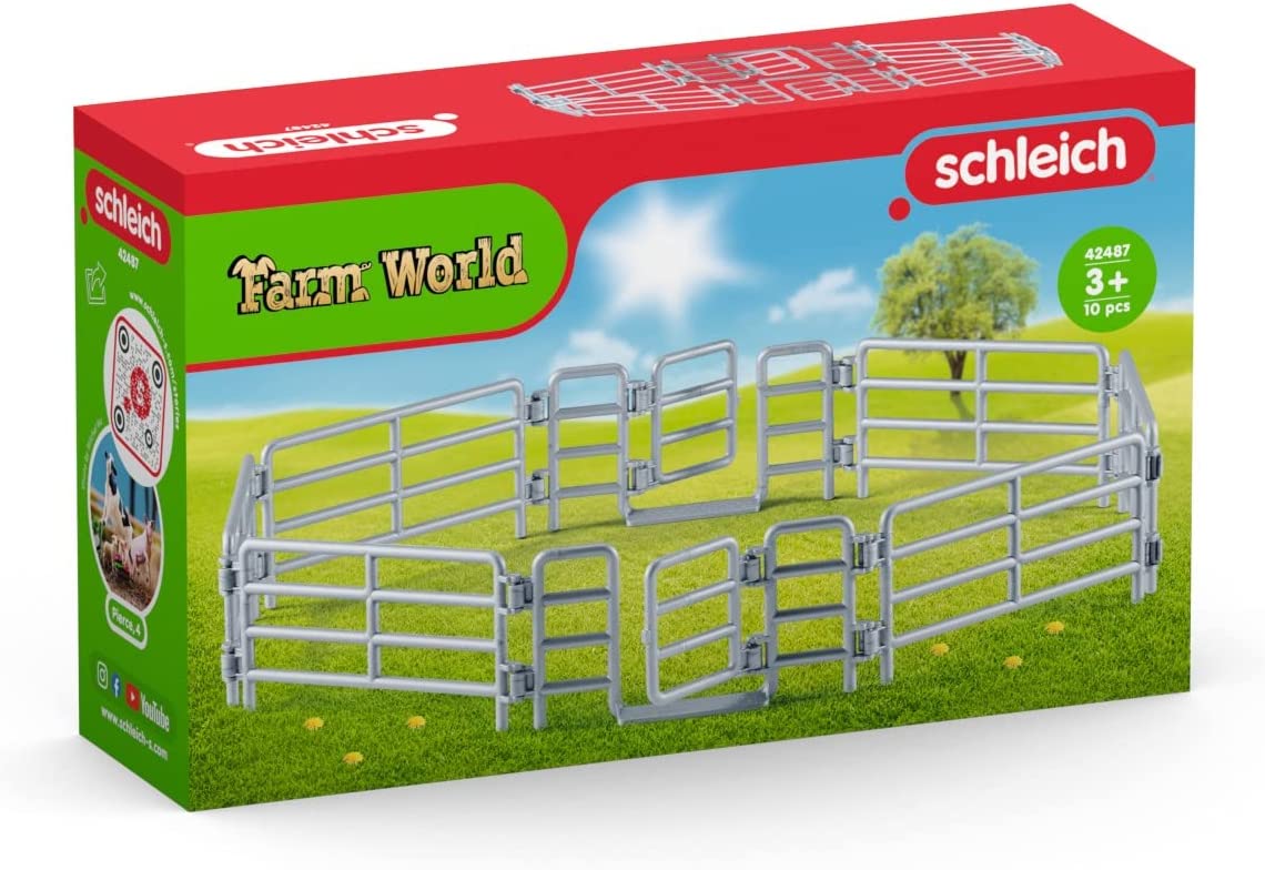 Hot Sale! Schleich Set of Assemblable Corral Fences for Farm Animals