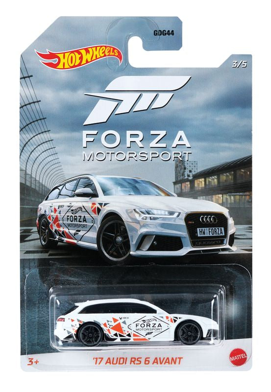 1:64 Scale Hot Wheels '17 Audi Rs 6 Avant Forza Motorsport Toy Vehicle