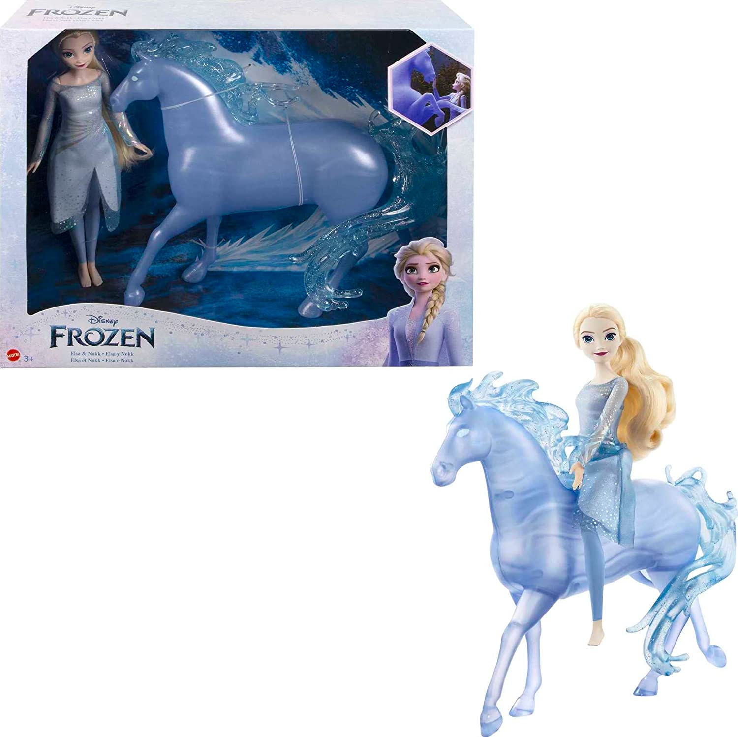Hot! Disney Frozen 2 Elsa & Nokk Figure Set