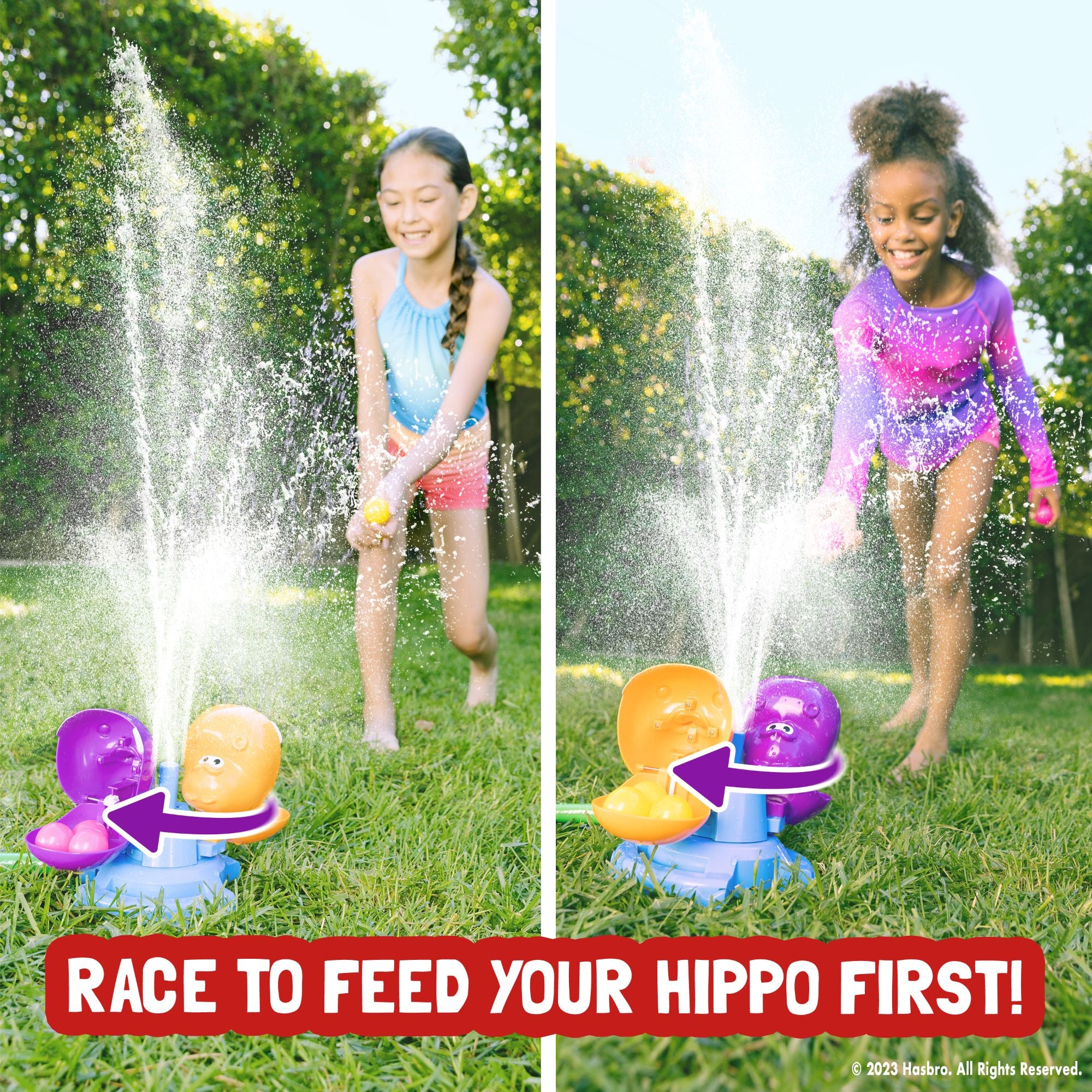 WowWee's Exciting Water - Spraying Hungry Hungry Hippos Game