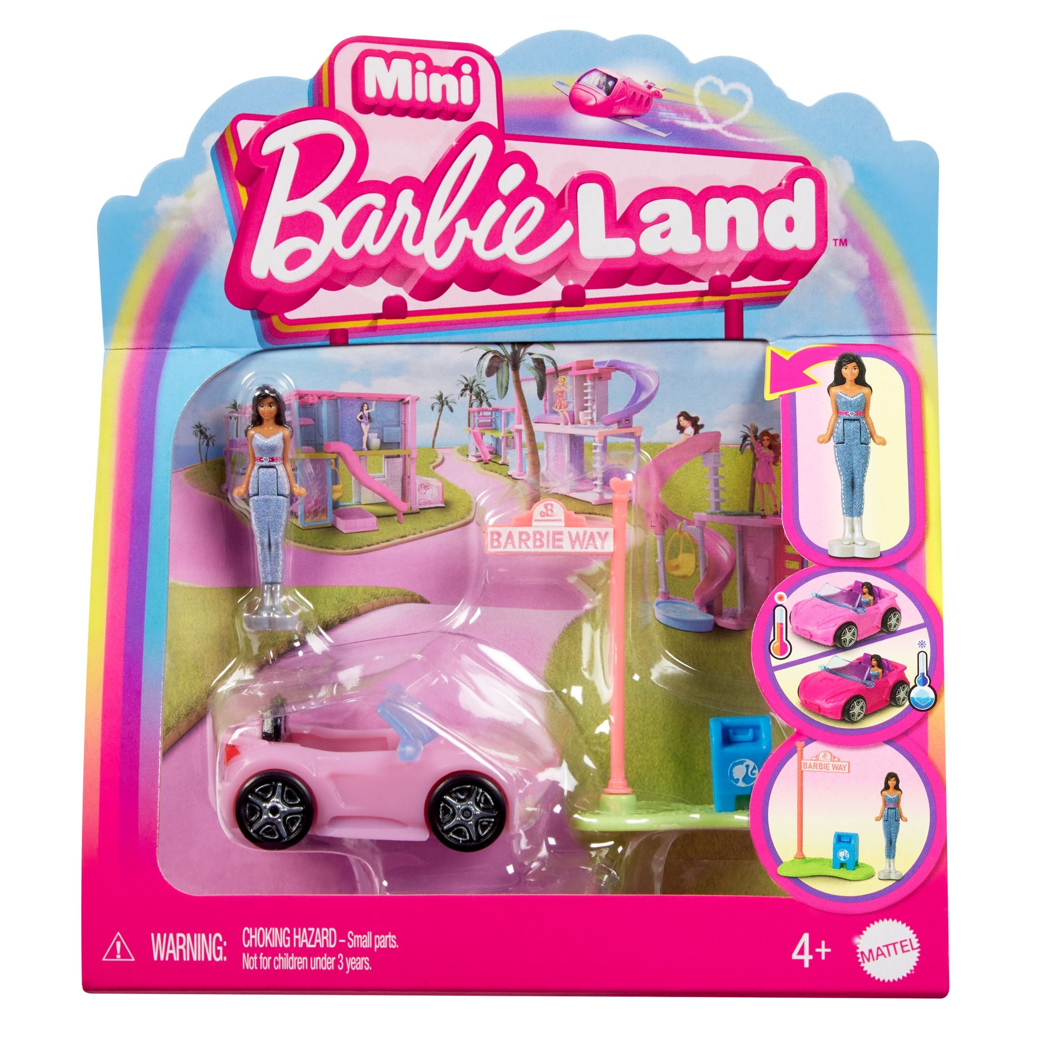 Hot Sale! Mini Barbieland Color - Changing Convertible for Barbie Doll Fans