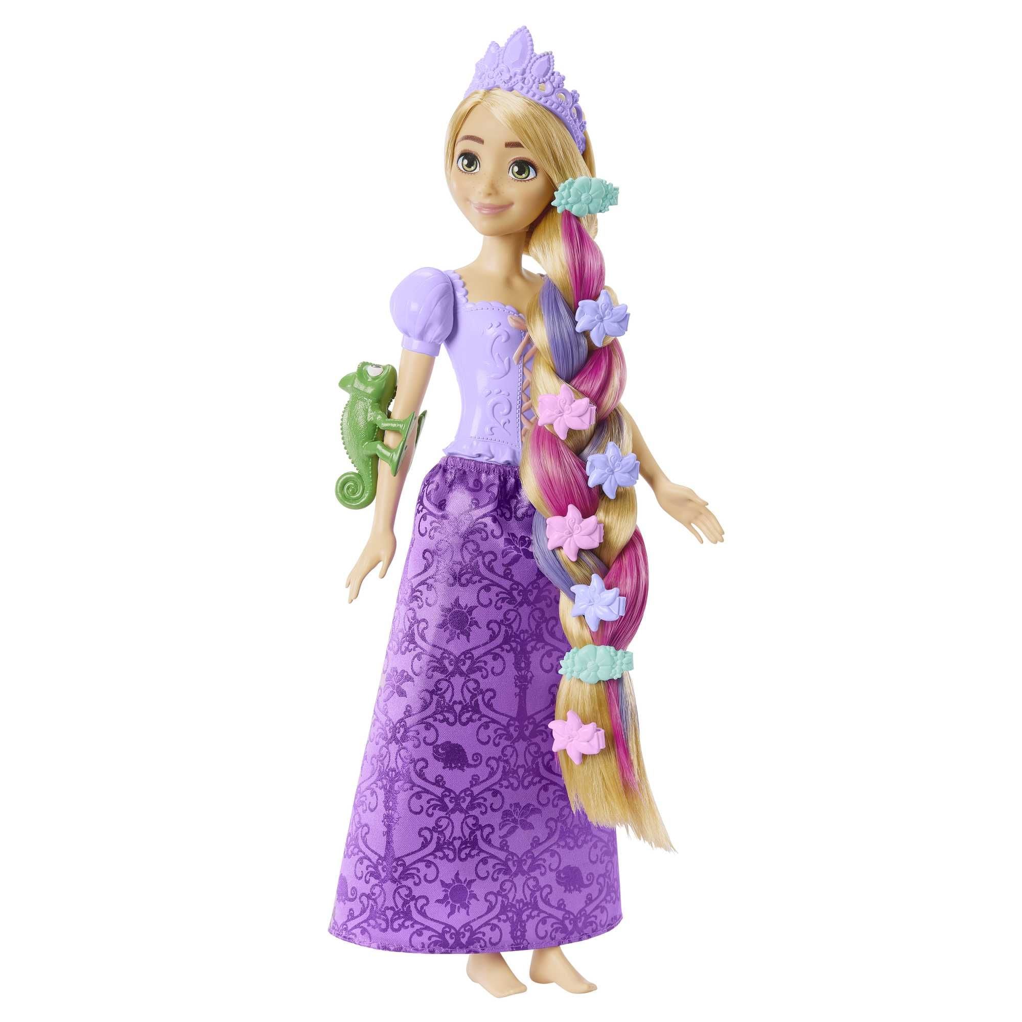 Hot Deal! Disney Princess Rapunzel Feature Doll with Long Stylable Hair and Accessories