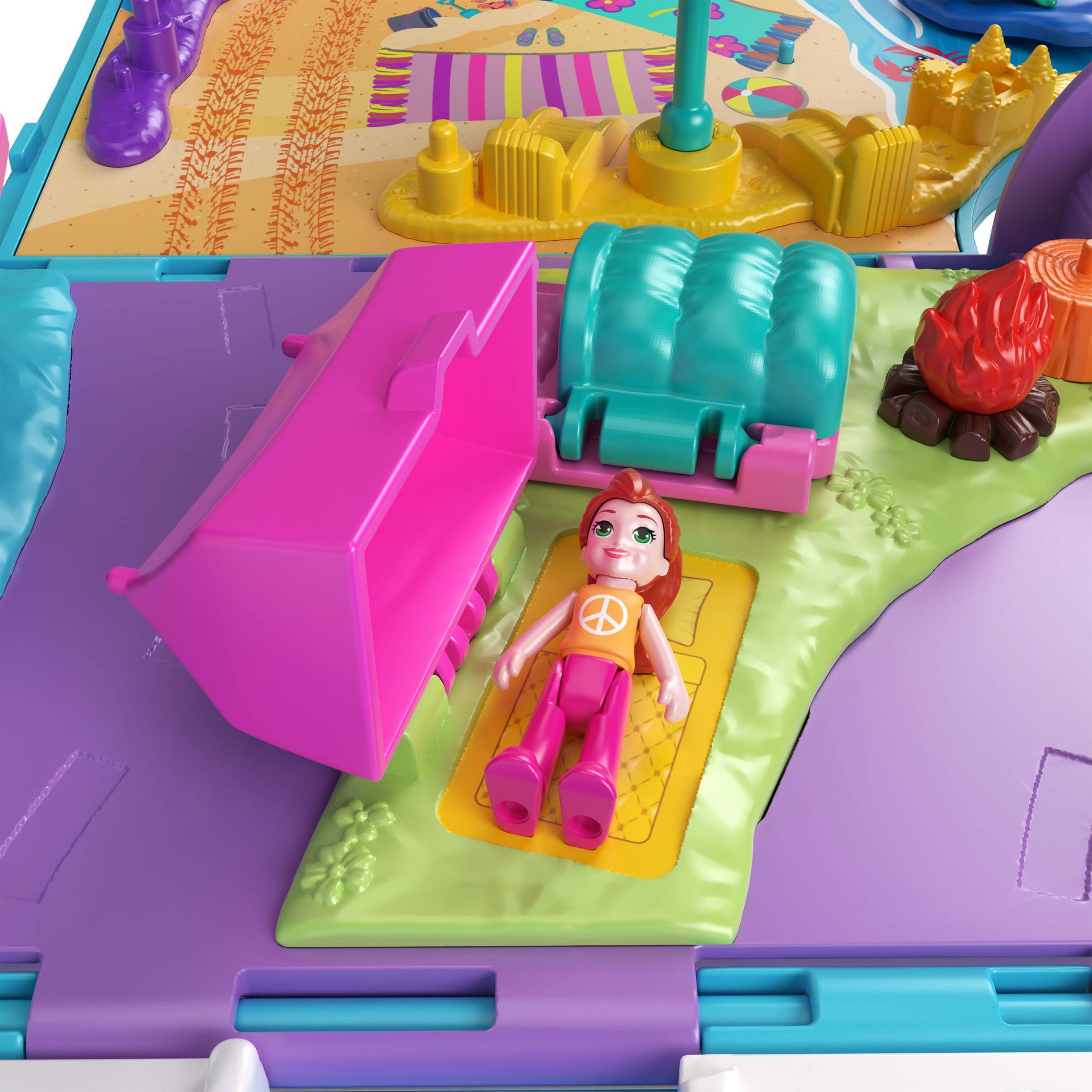 Hot Sale! Polly Pocket Pet Mobile Adventure Playset for Ultimate Outdoor Fun