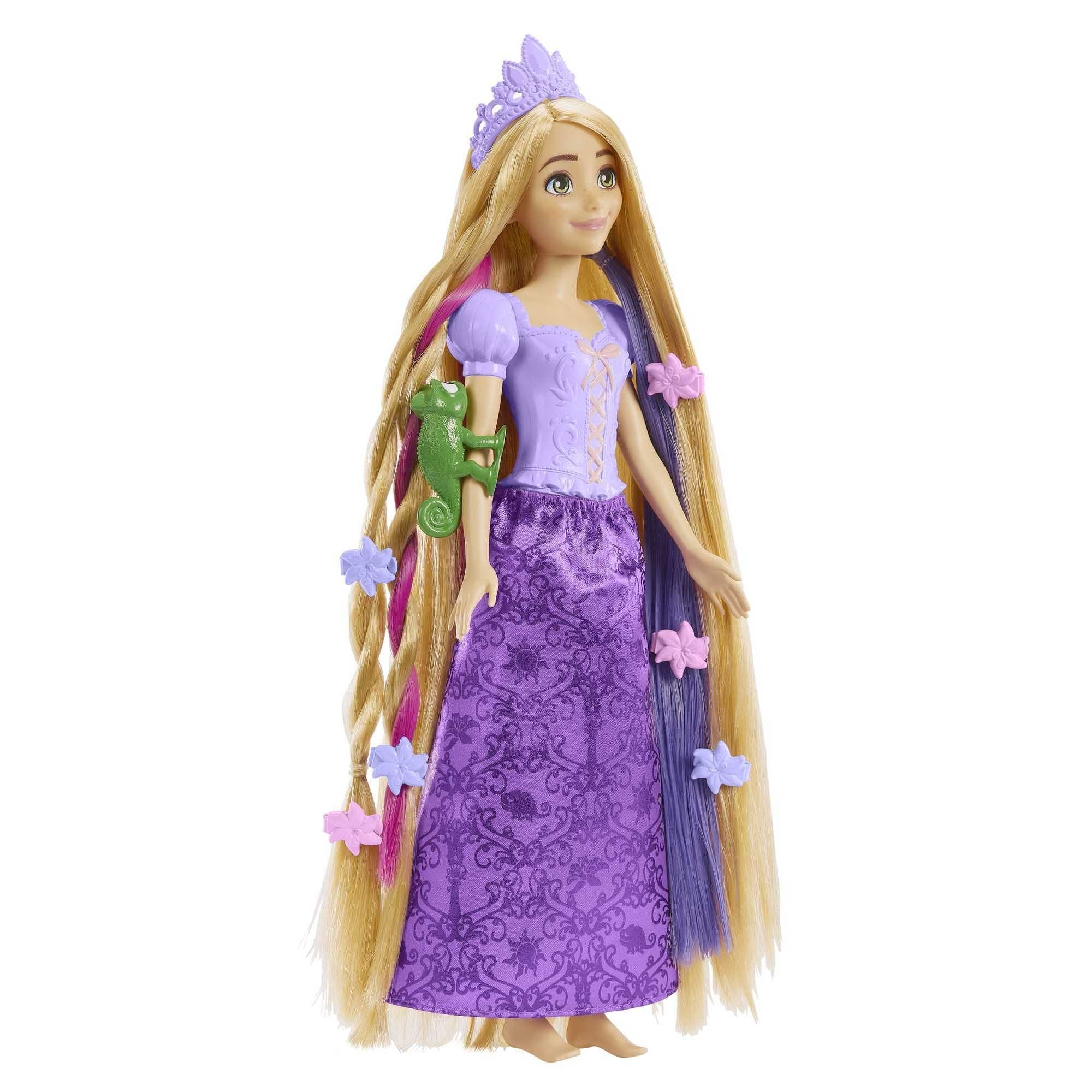 Hot Deal! Disney Princess Rapunzel Feature Doll with Long Stylable Hair and Accessories