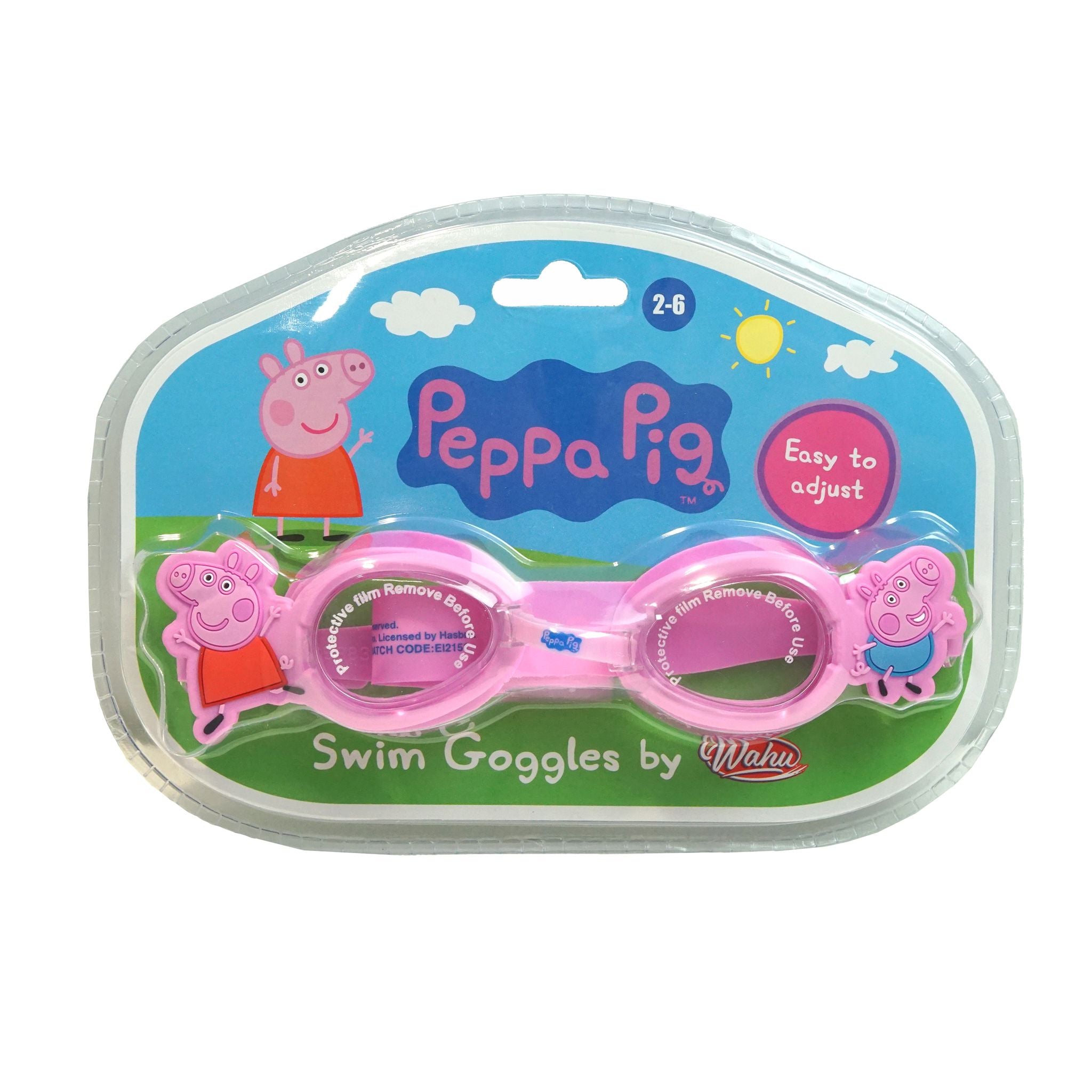 Hot Sale! Peppa Pig-Inspired Kids' Swim Goggles by Wahu for Ages 2 - 6