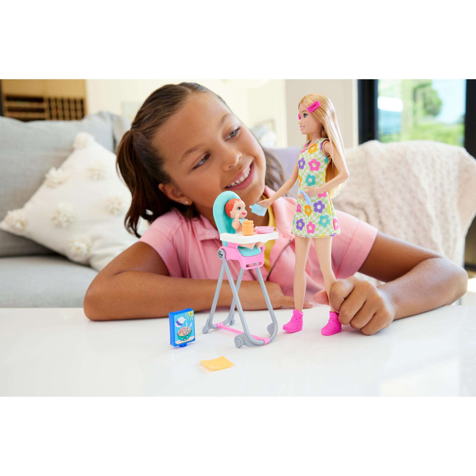 Hot Deal! Barbie Skipper Babysitters Inc Blonde Doll & Playset
