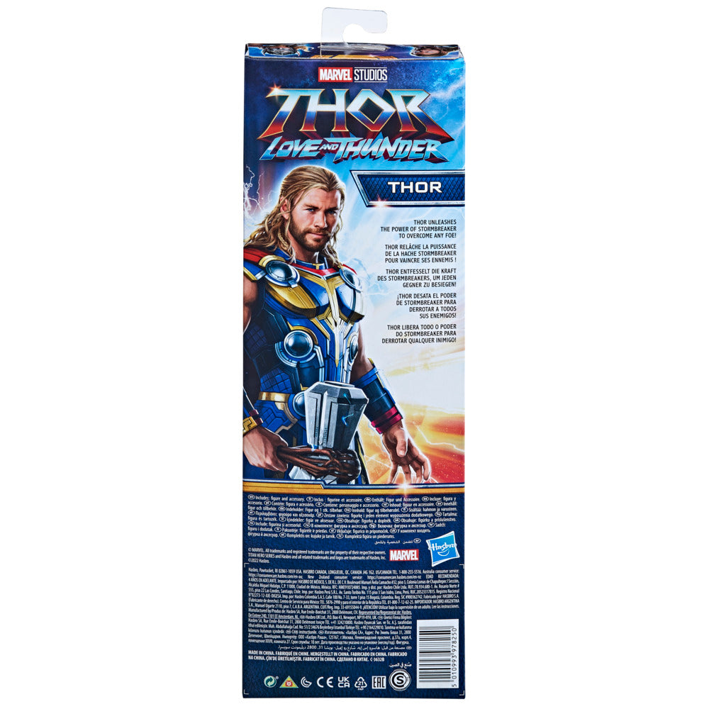 Hot! Marvel Thor Love And Thunder Titan Hero Series 12 - inch Thor Action Figure