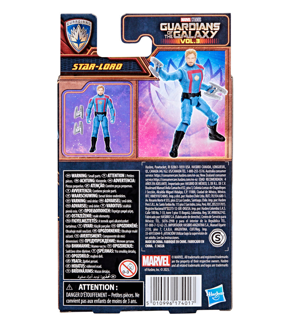 Marvel Guardians of the Galaxy Vol. 3 Epic Hero Series - Awesome Star - Lord Action Figure