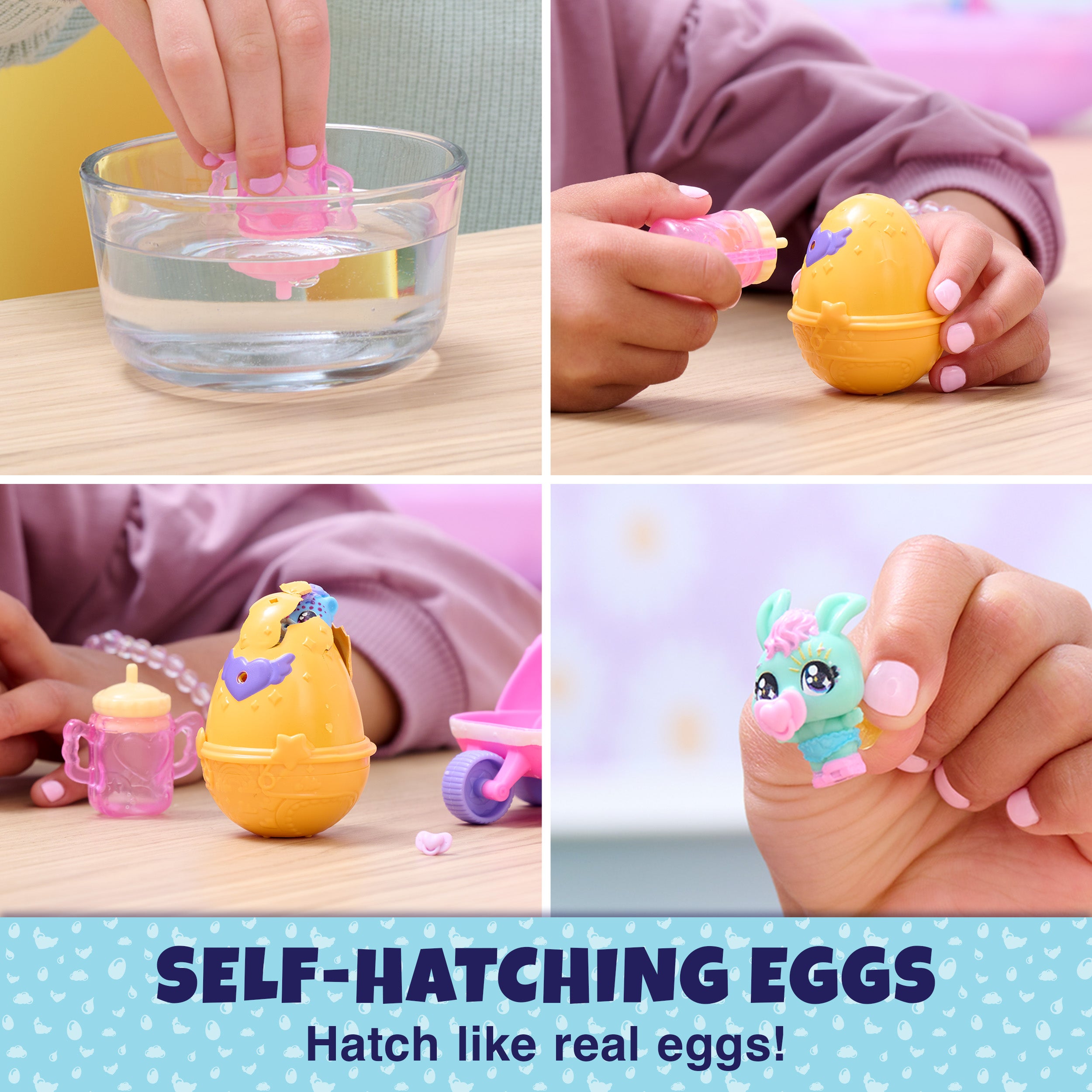 Hatchimals Water Hatch: Strollin' Surprise Egg Toys for 3+ Kids