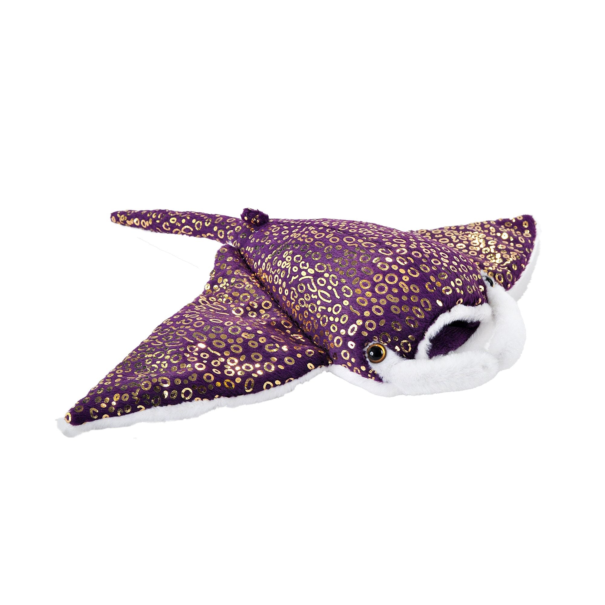 Wild Republic 12-Inch Foilkins Manta Ray Plush Toy